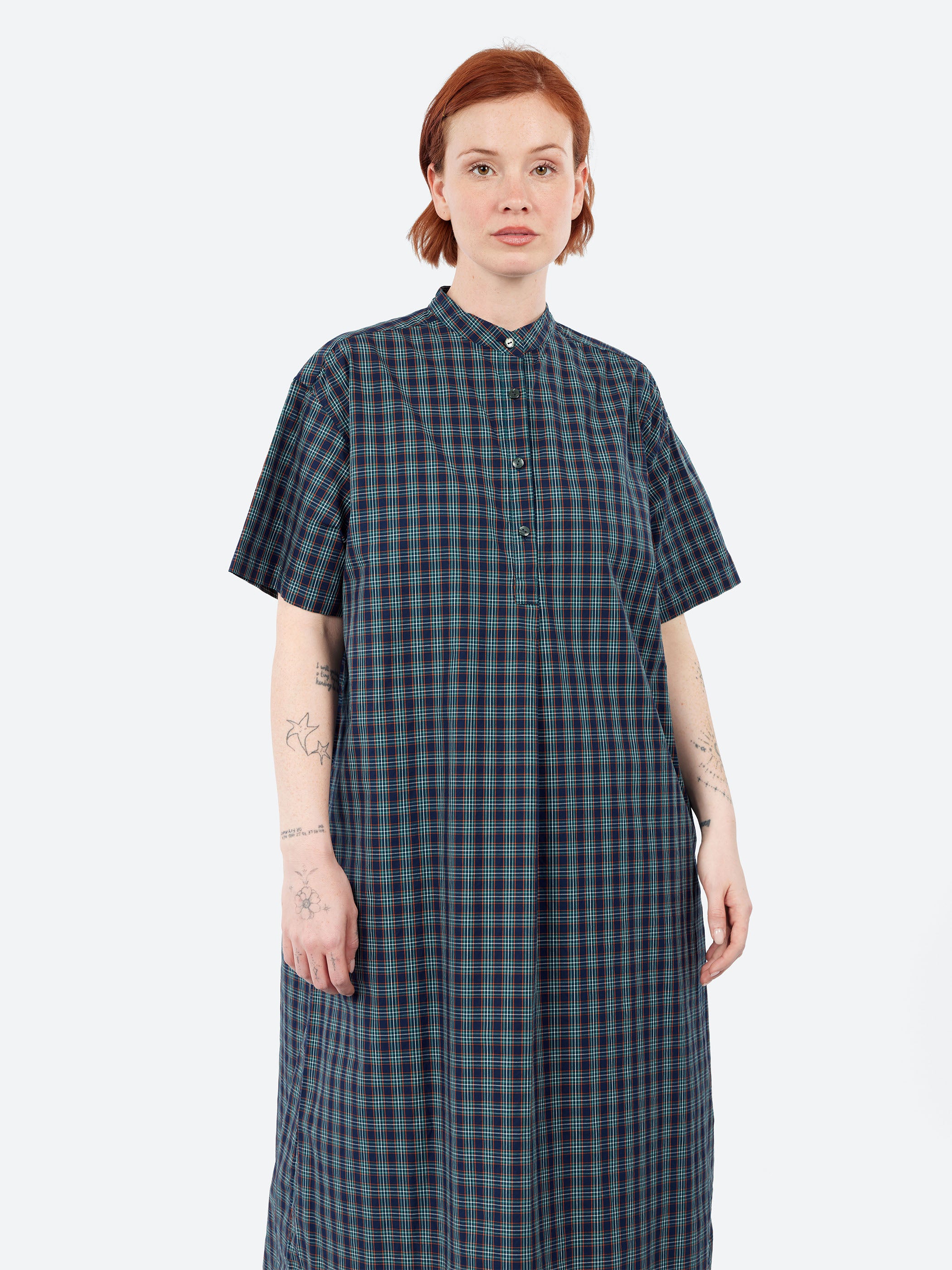 Stand Collar Dress