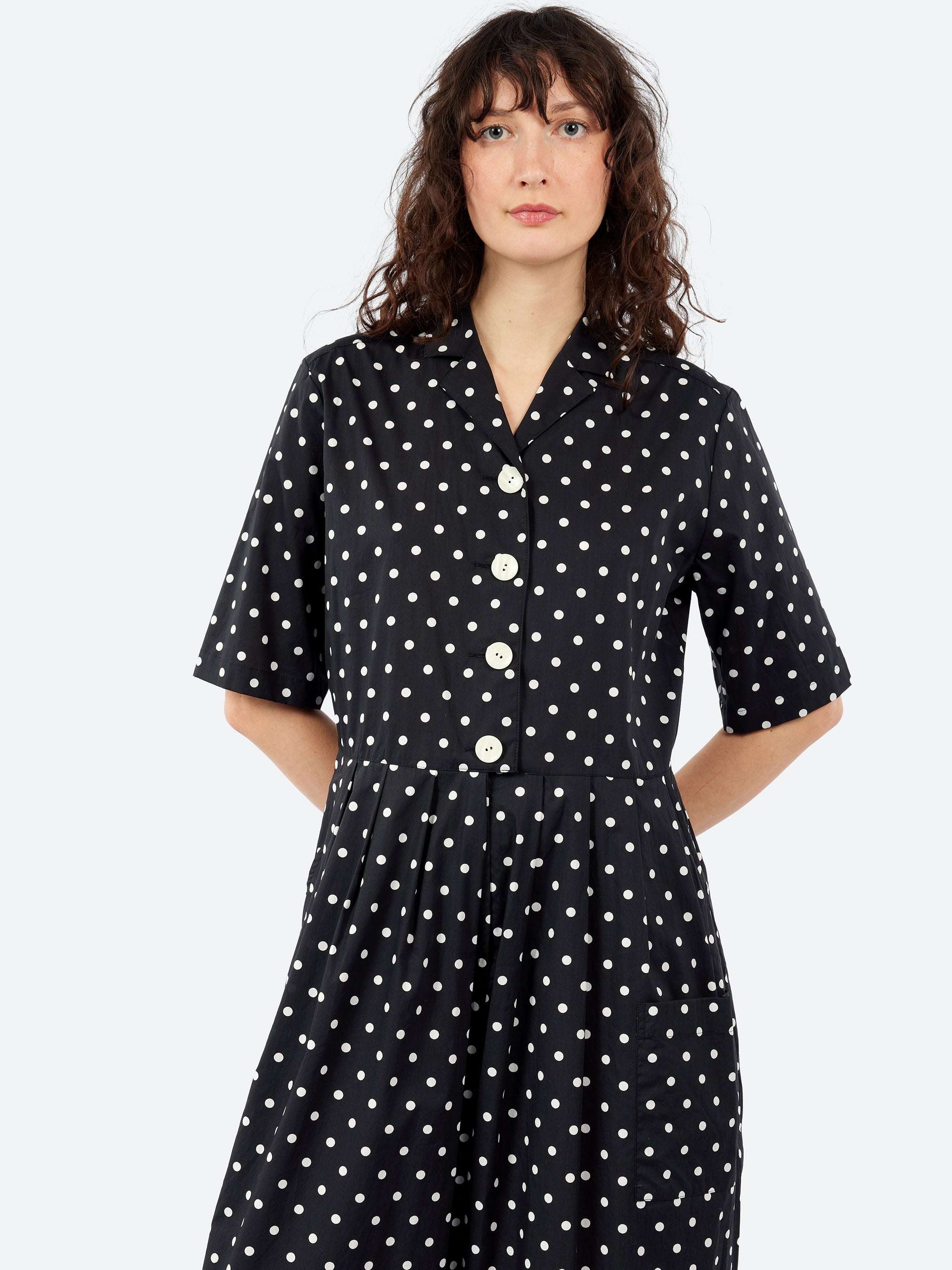 Polka Dot Print Jumpsuit