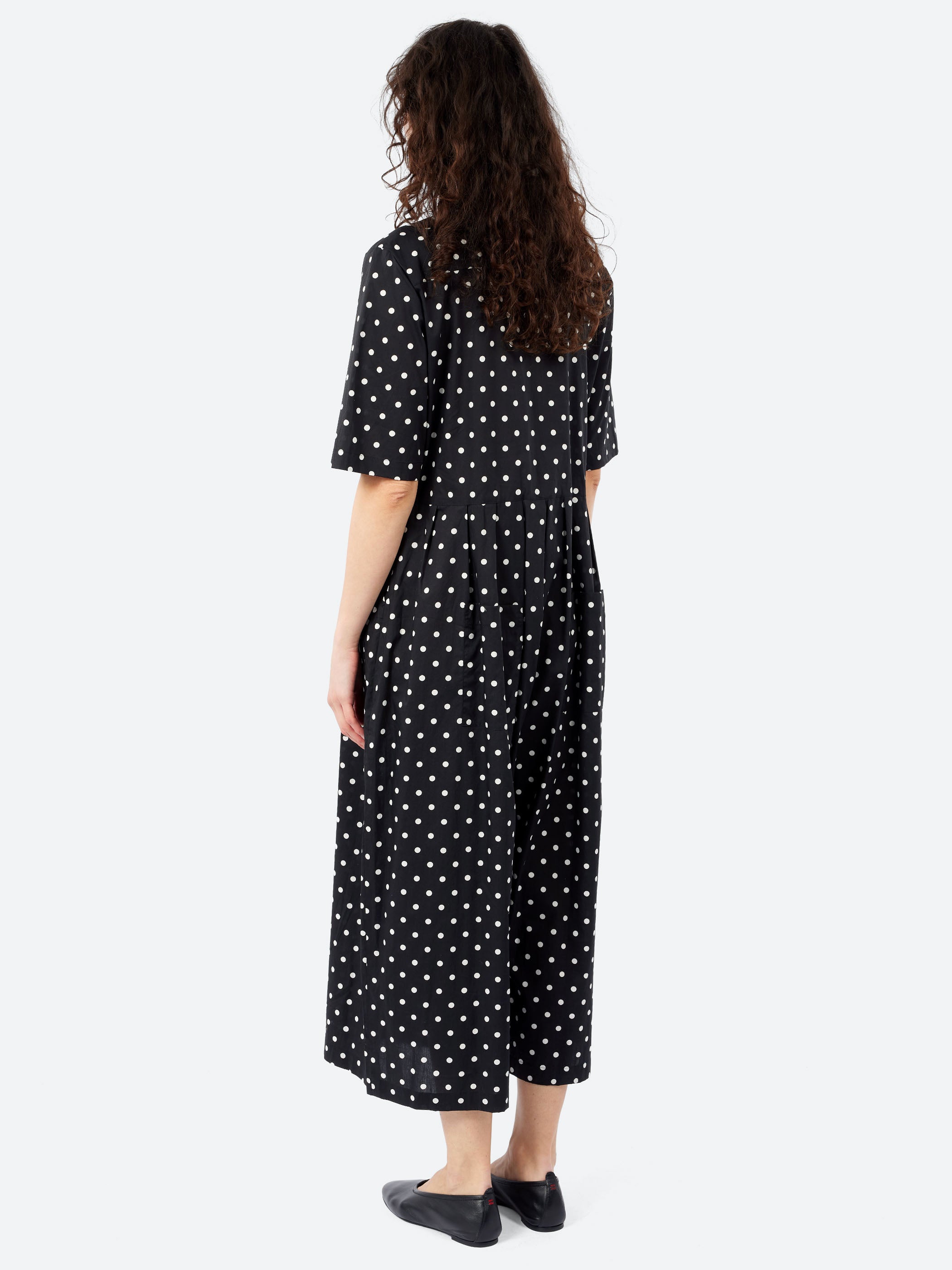 Polka Dot Print Jumpsuit