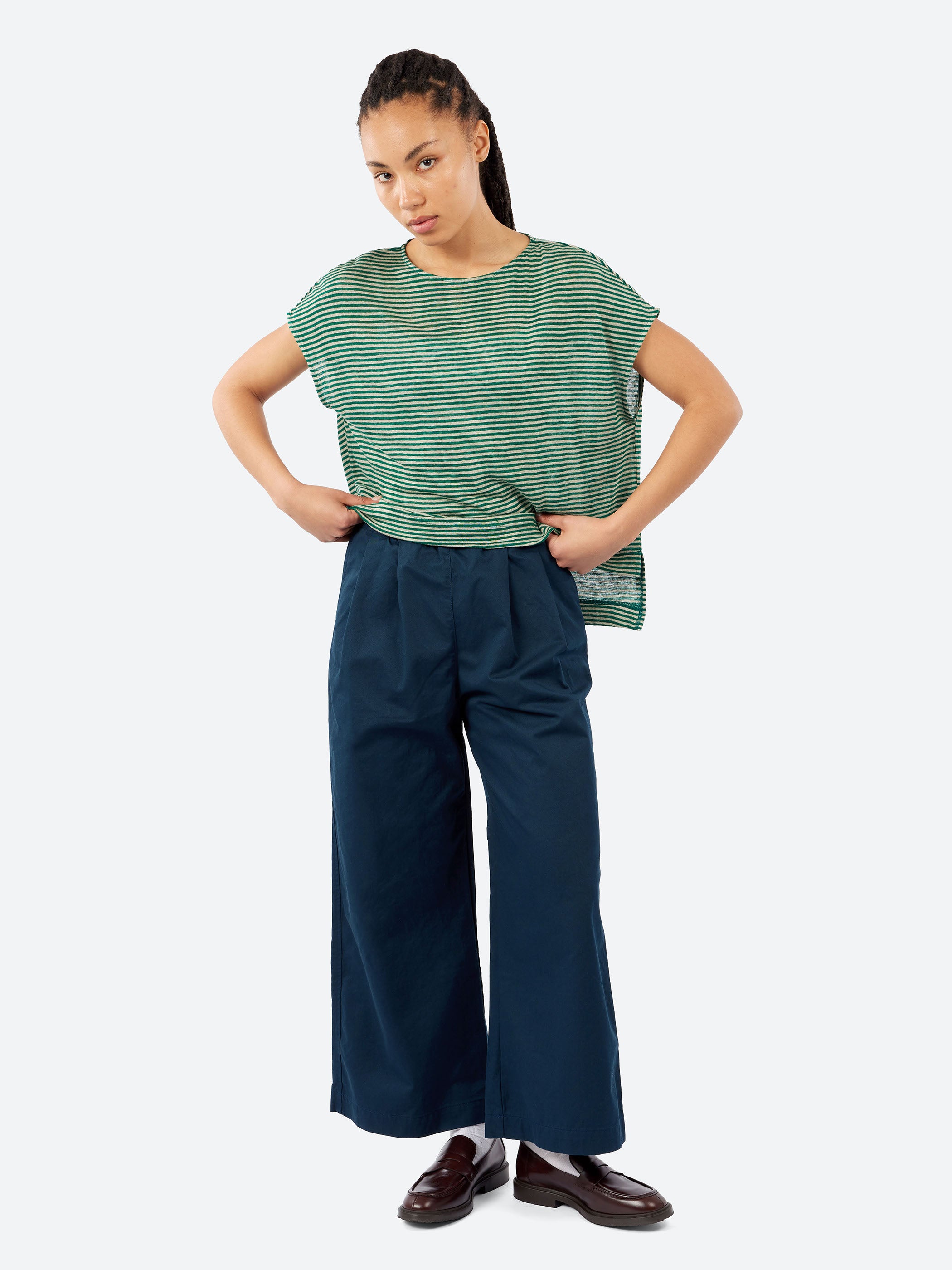 Organic Cotton Twill Relaxed Fit Pant
