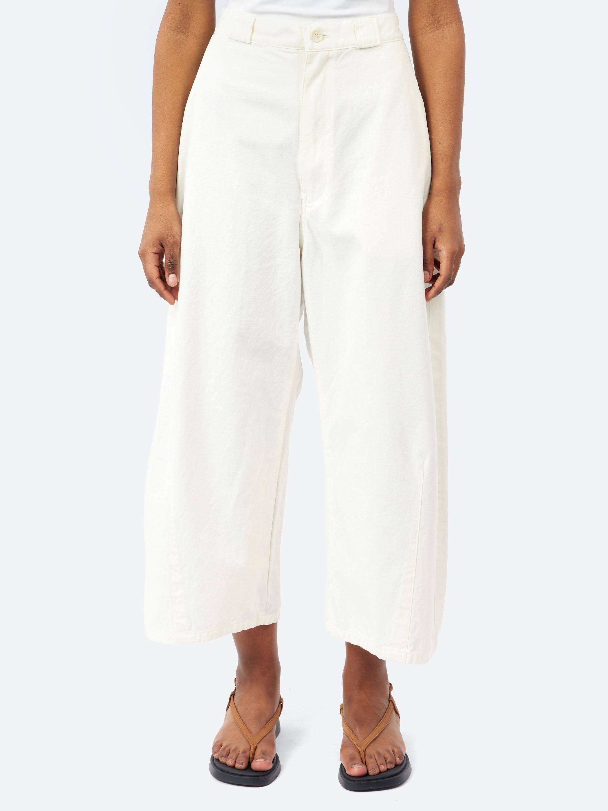 Cotton Linen Canvas Tulip Pant