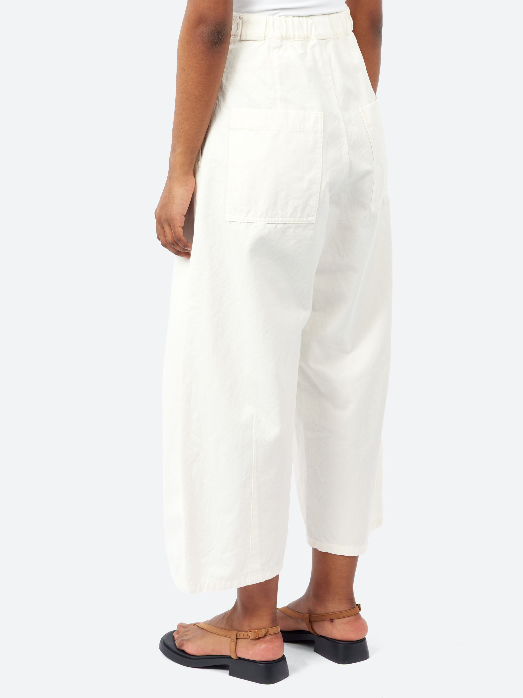 Cotton Linen Canvas Tulip Pant