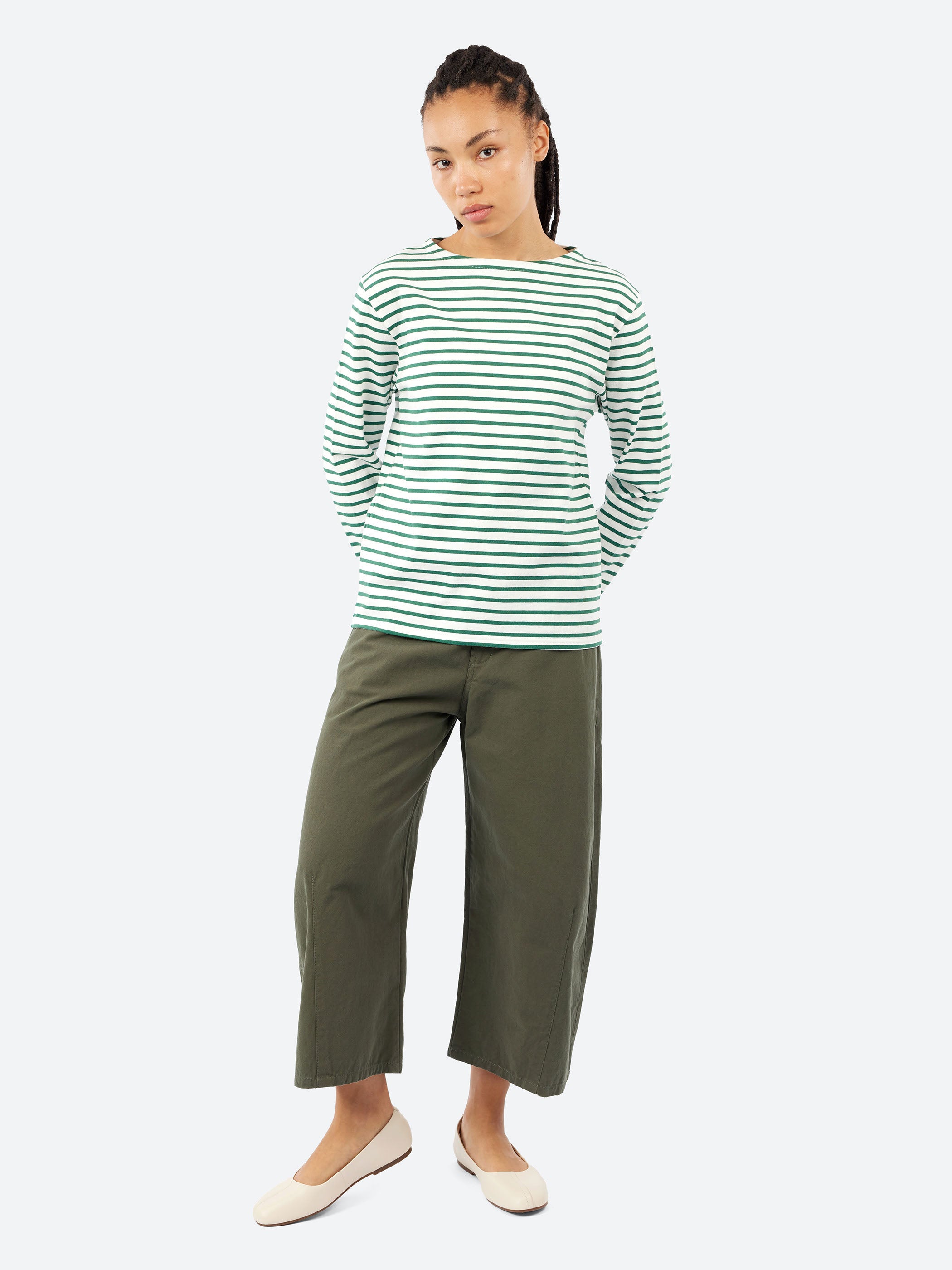Cotton Linen Canvas Tulip Pant
