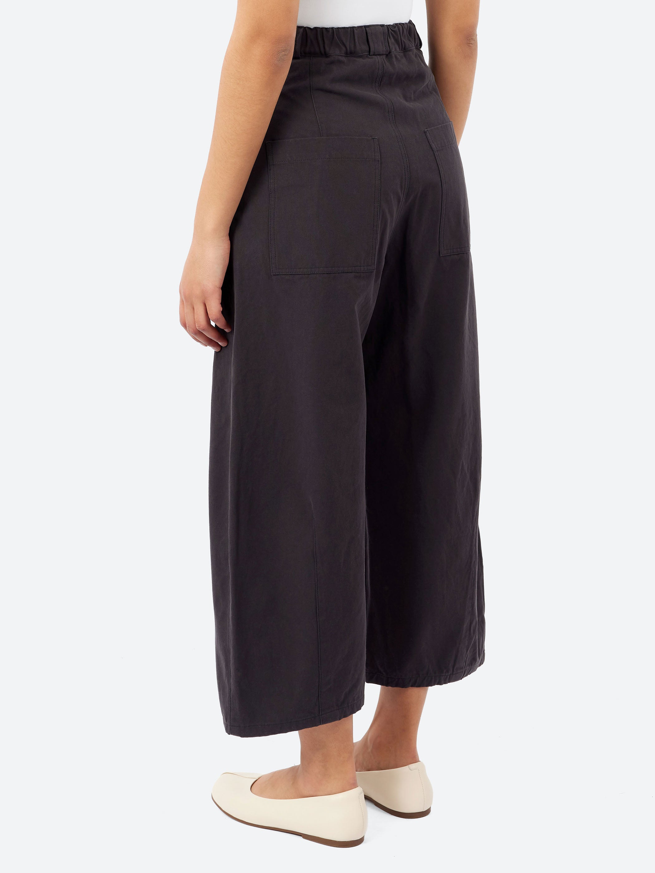 Cotton Linen Canvas Tulip Pant