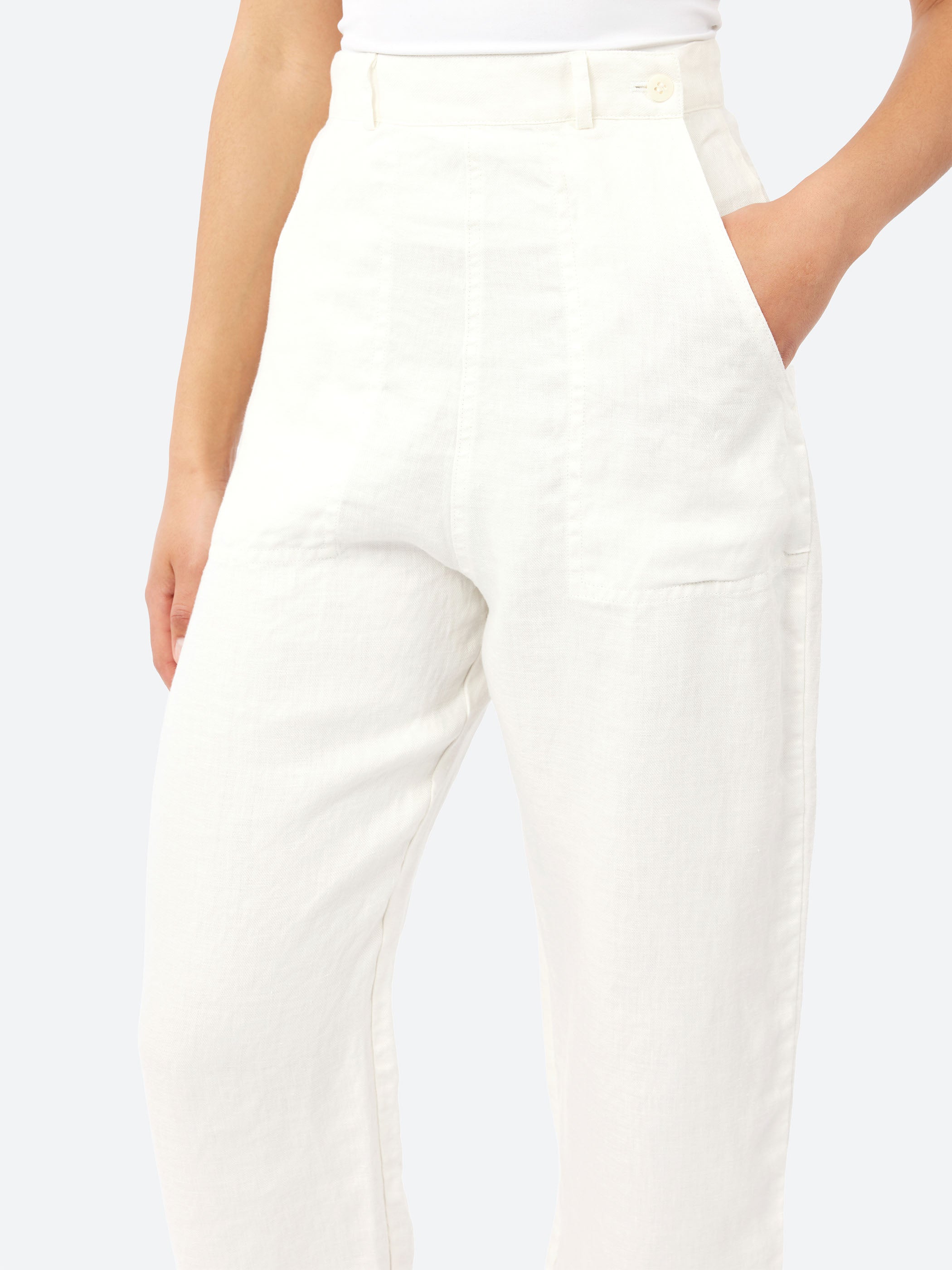 Linen Twill Ranch Pants