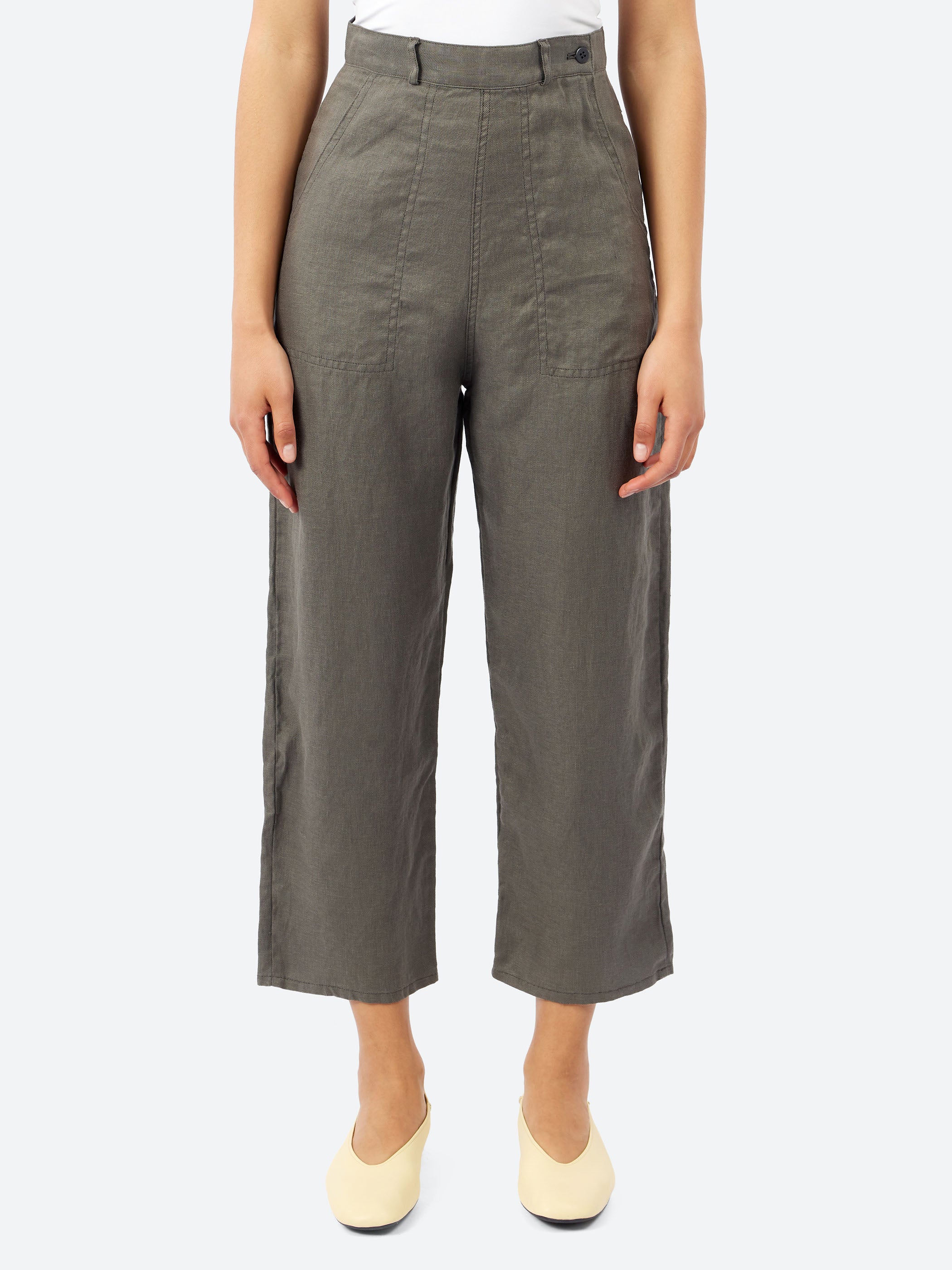 Linen Twill Ranch Pants