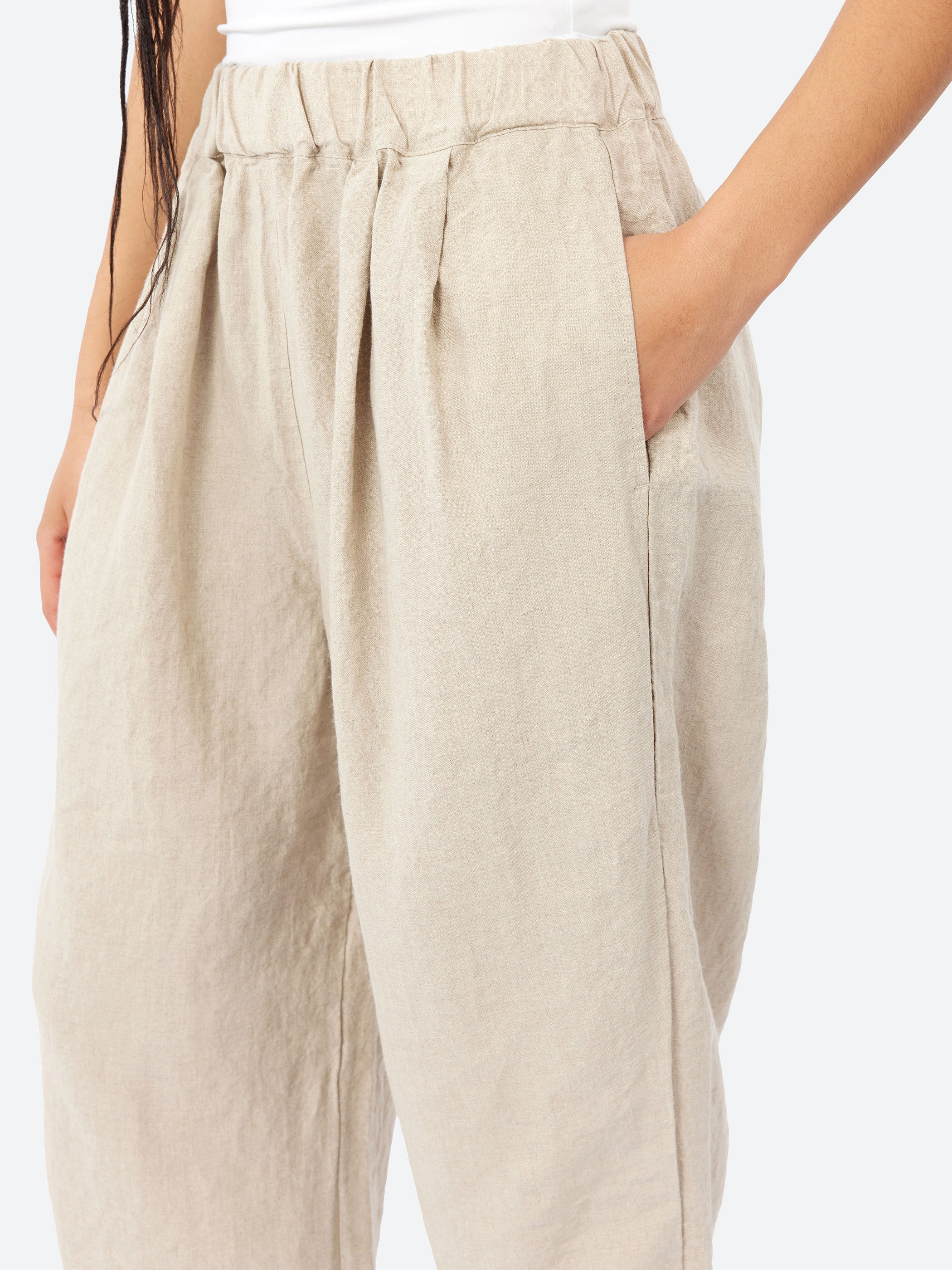 Plain Linen Cozy Pants