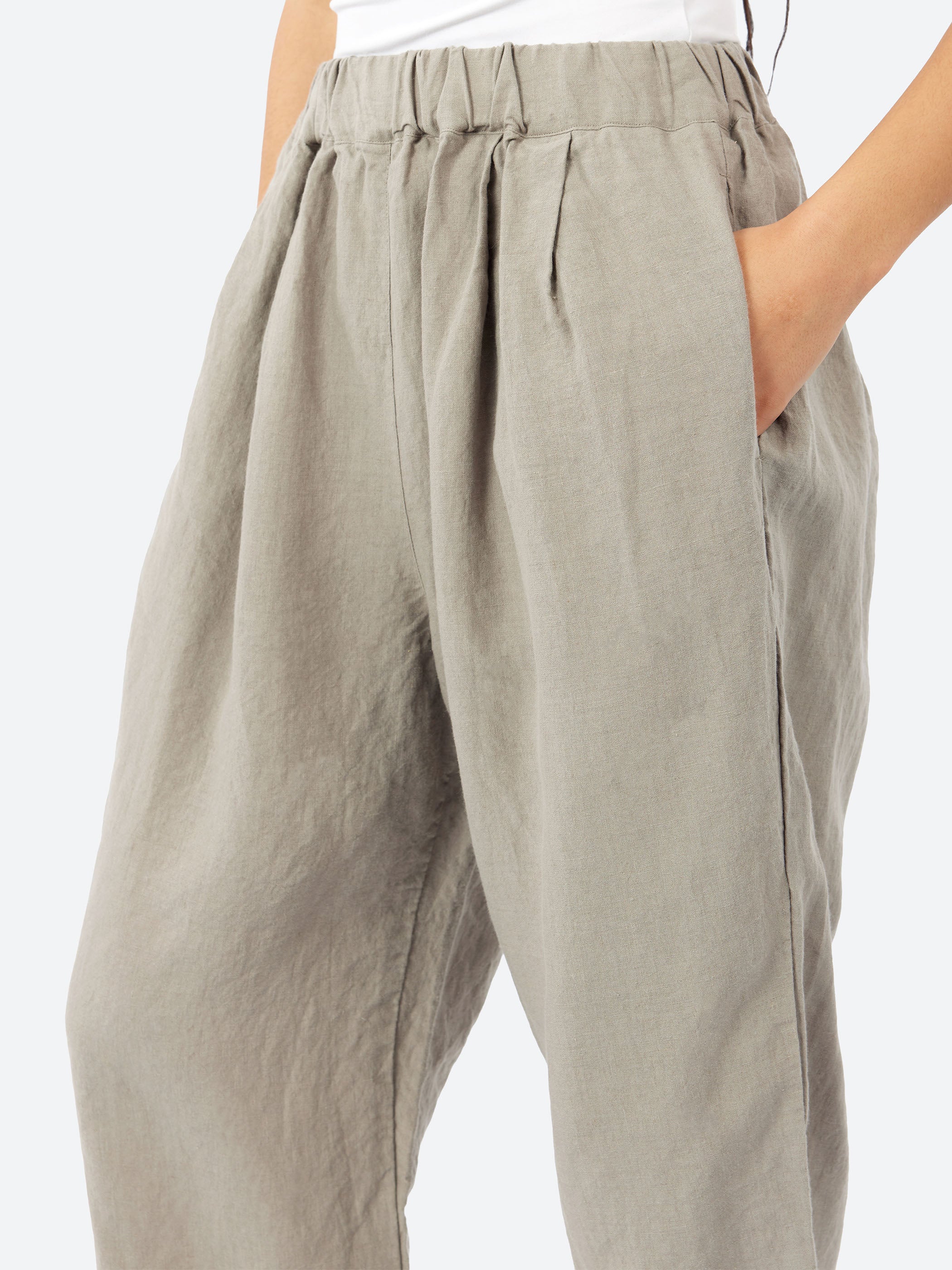 Plain Linen Cozy Pants