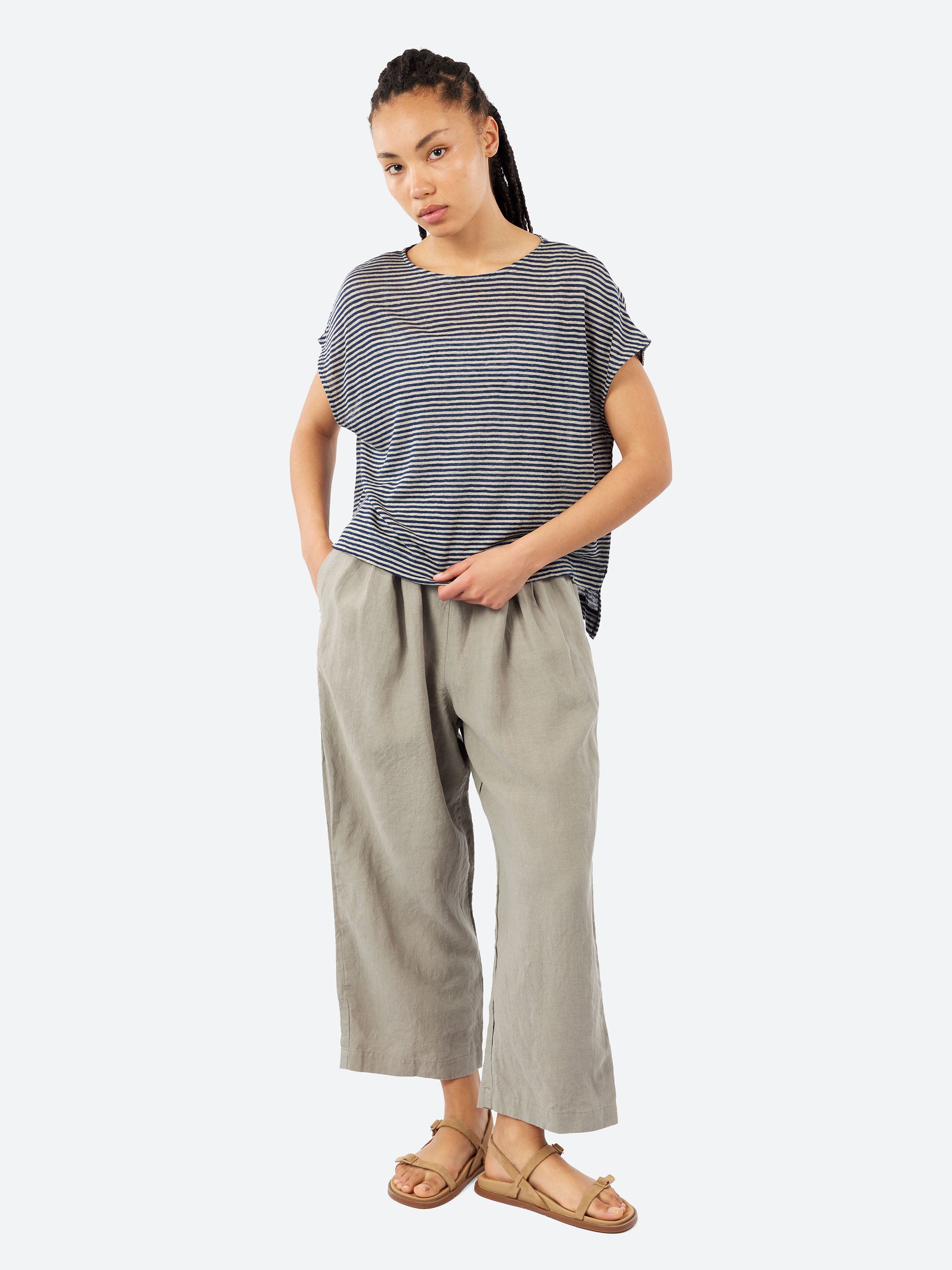 Plain Linen Cozy Pants