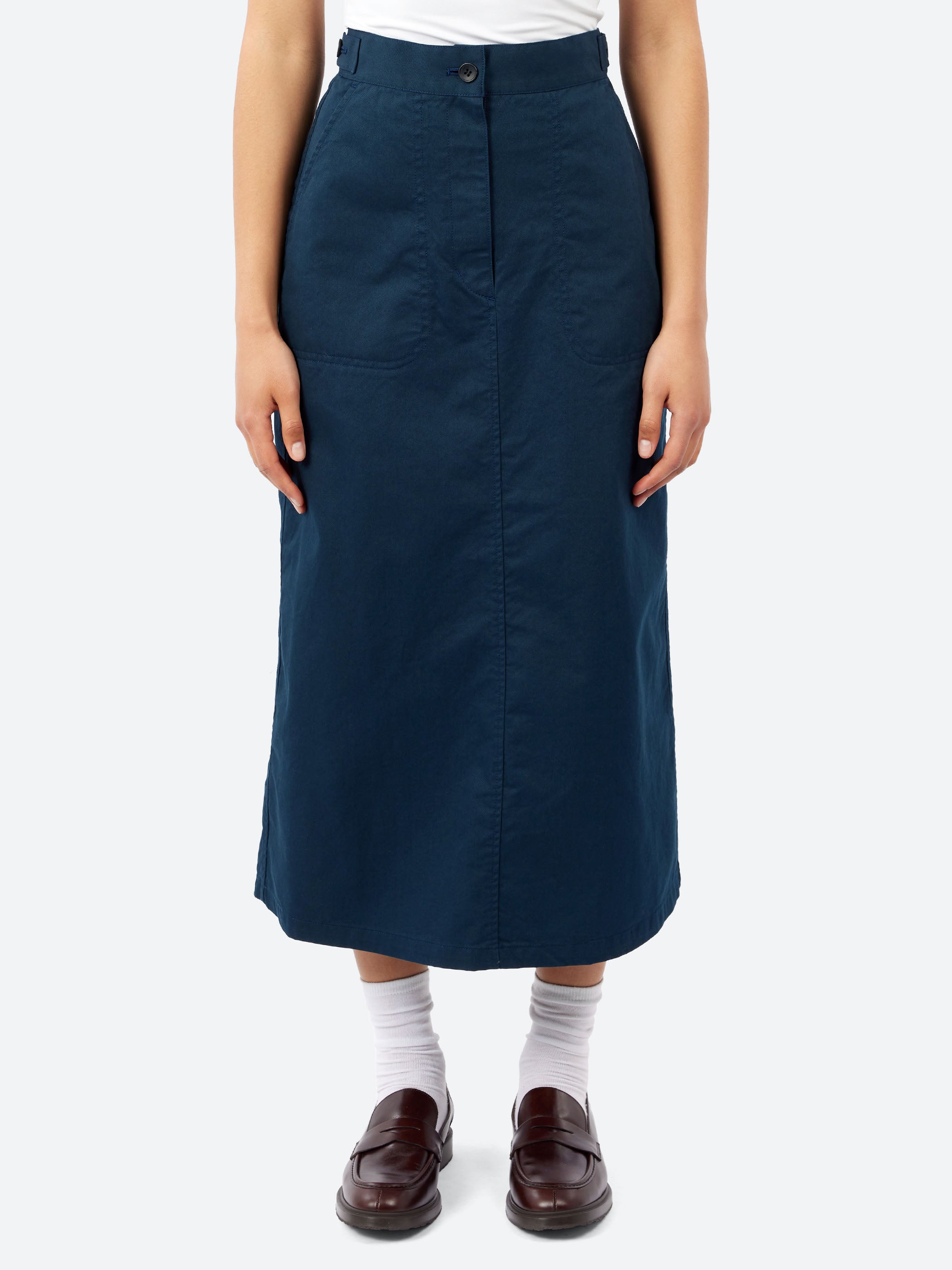 Organic Cotton Twill A-line Skirt