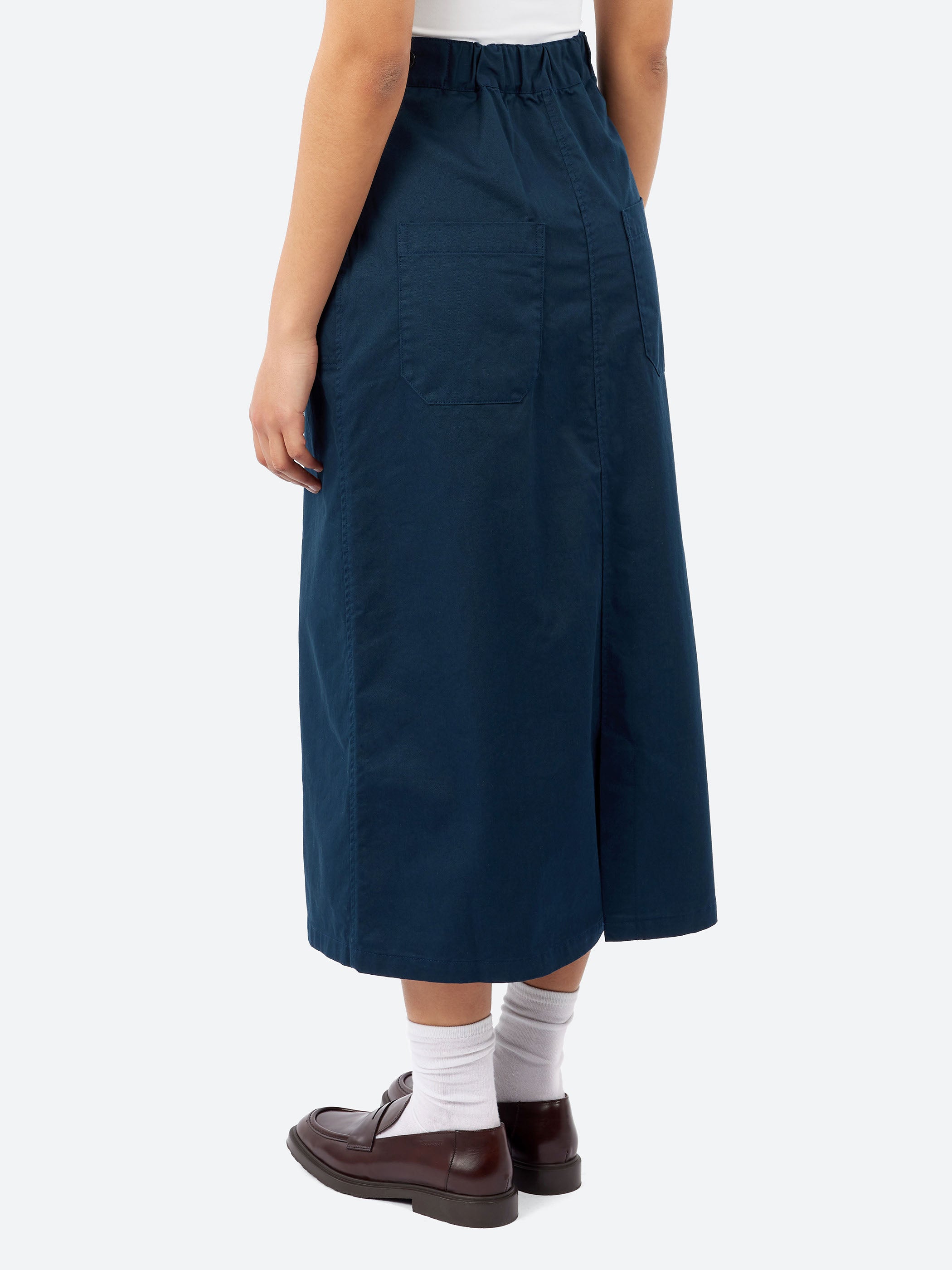 Organic Cotton Twill A-line Skirt