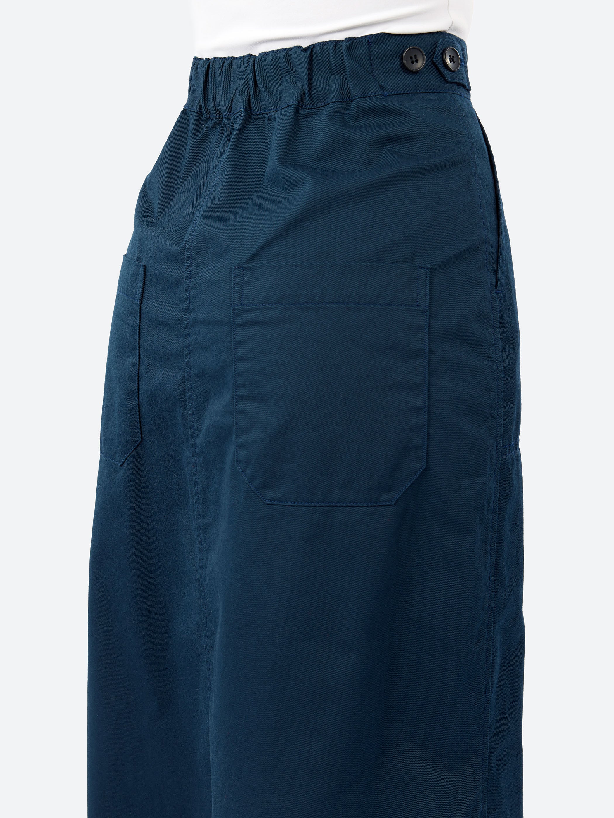 Organic Cotton Twill A-line Skirt