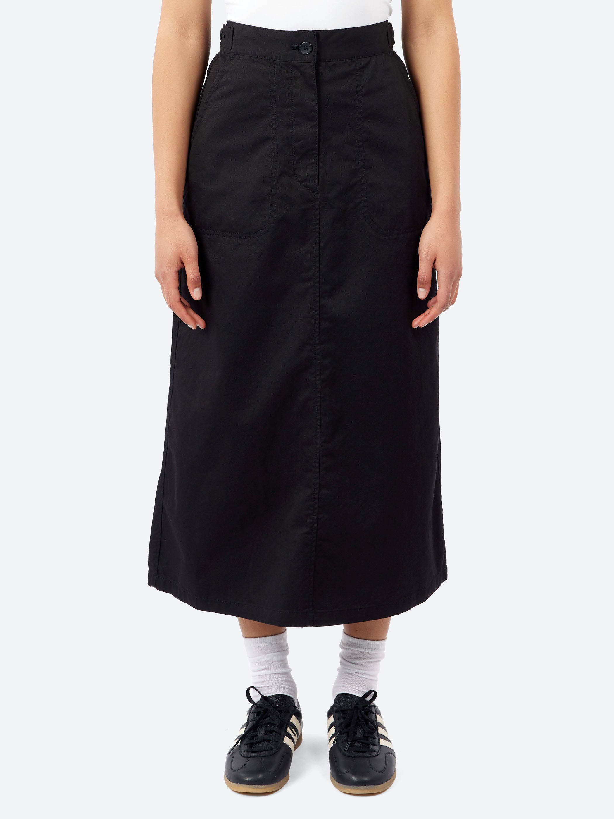 Organic Cotton Twill A-line Skirt