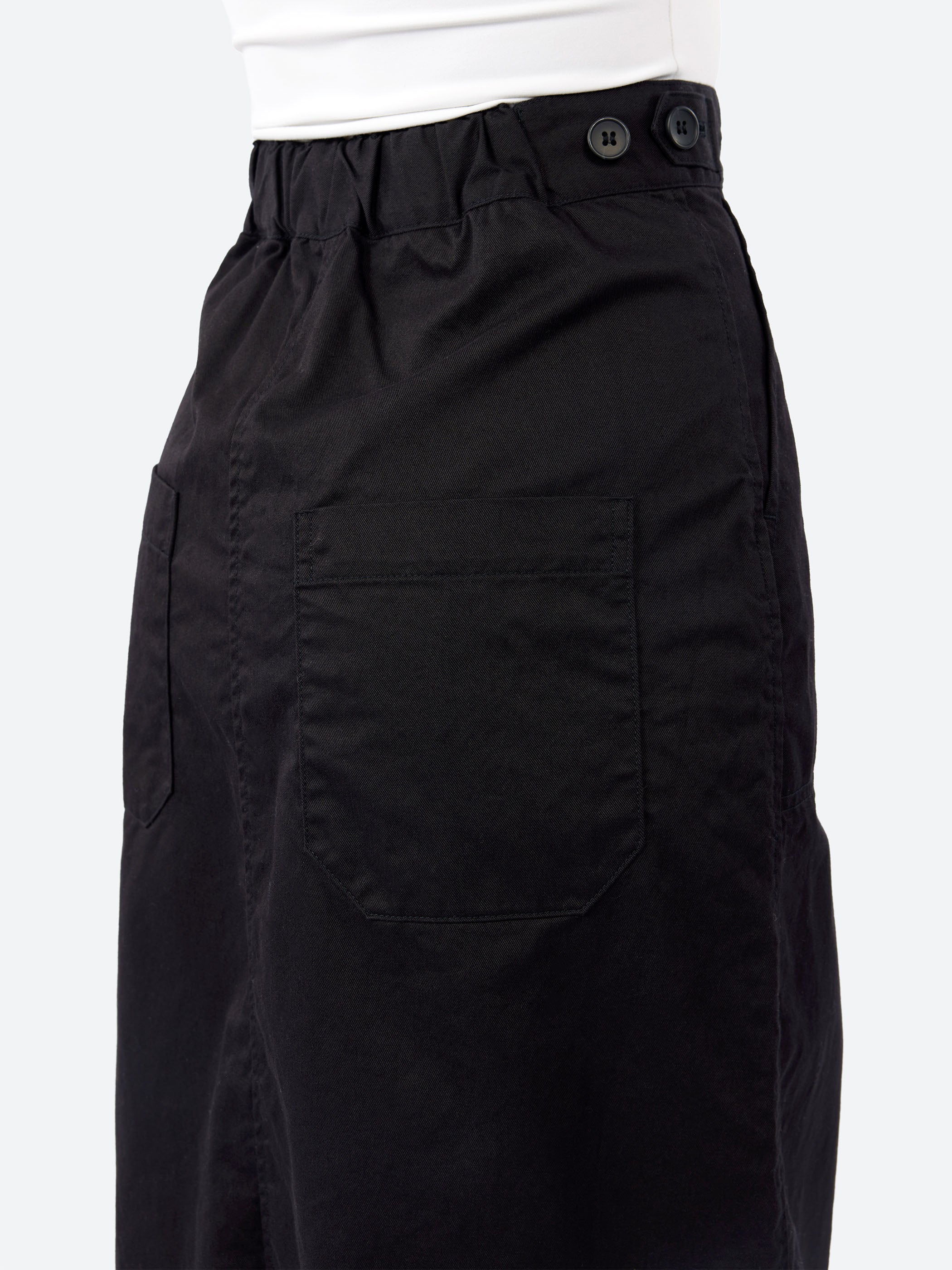 Organic Cotton Twill A-line Skirt