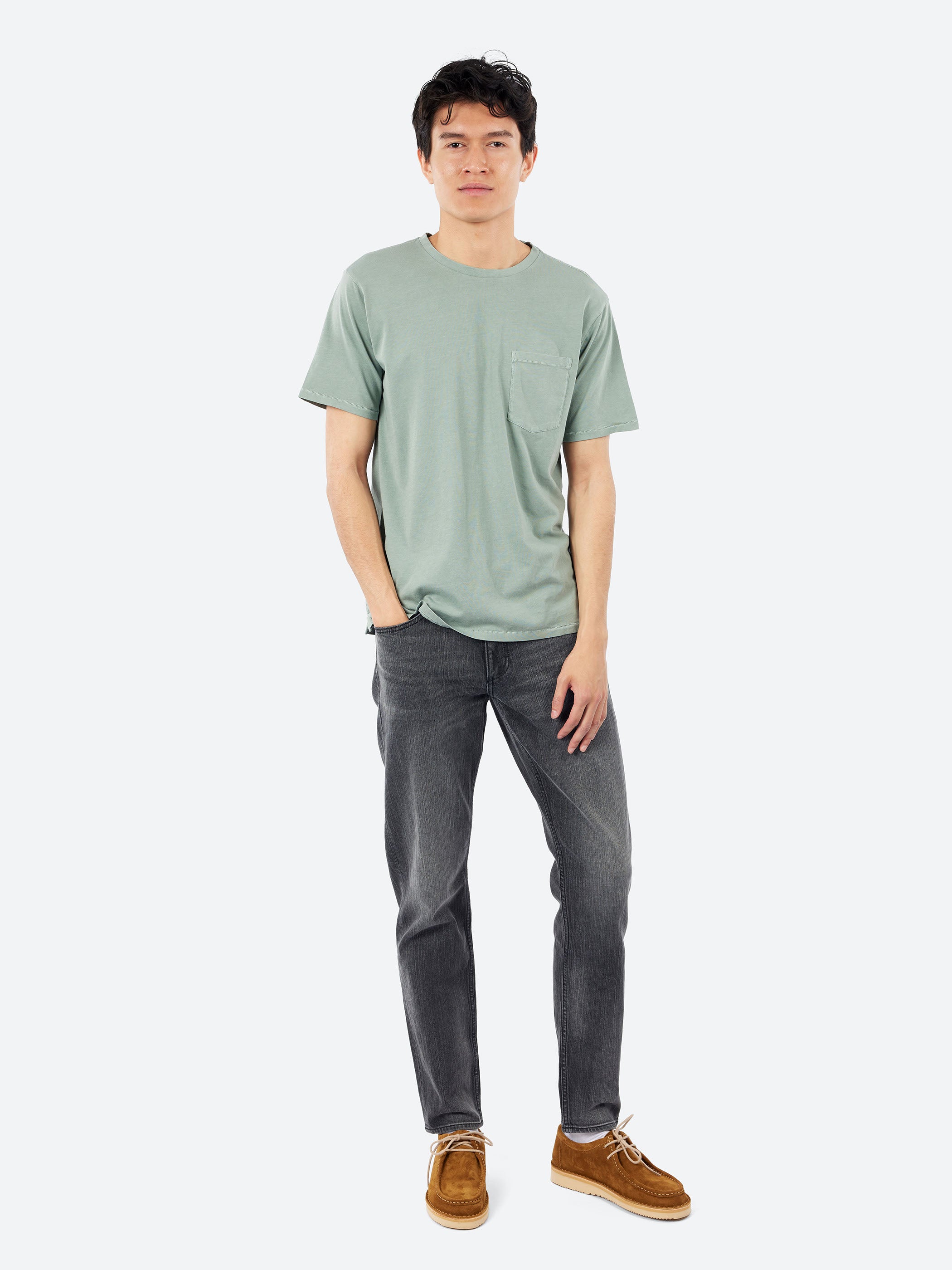 Garment-Dyed Pocket Tee