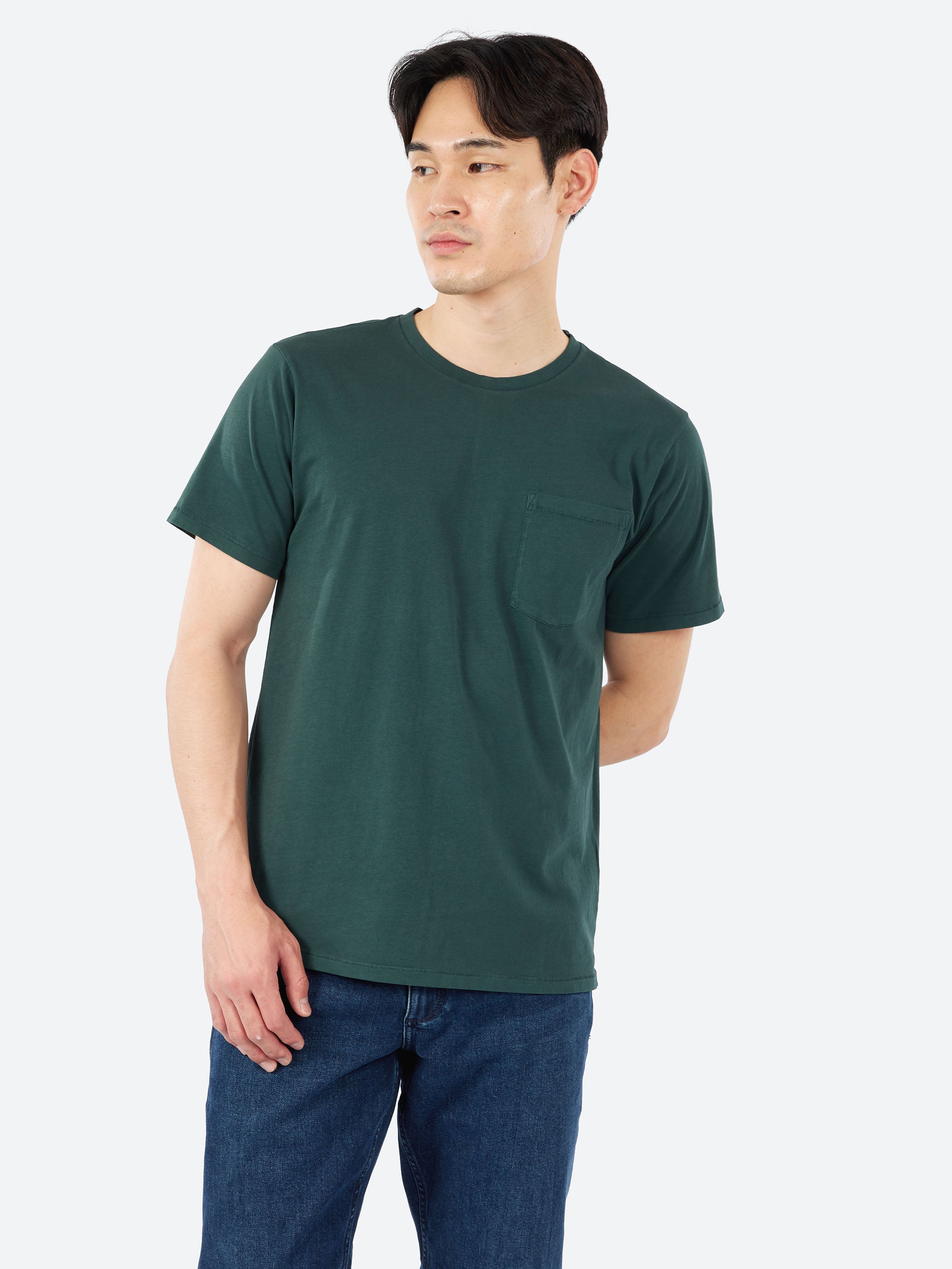 Garment-Dyed Pocket Tee