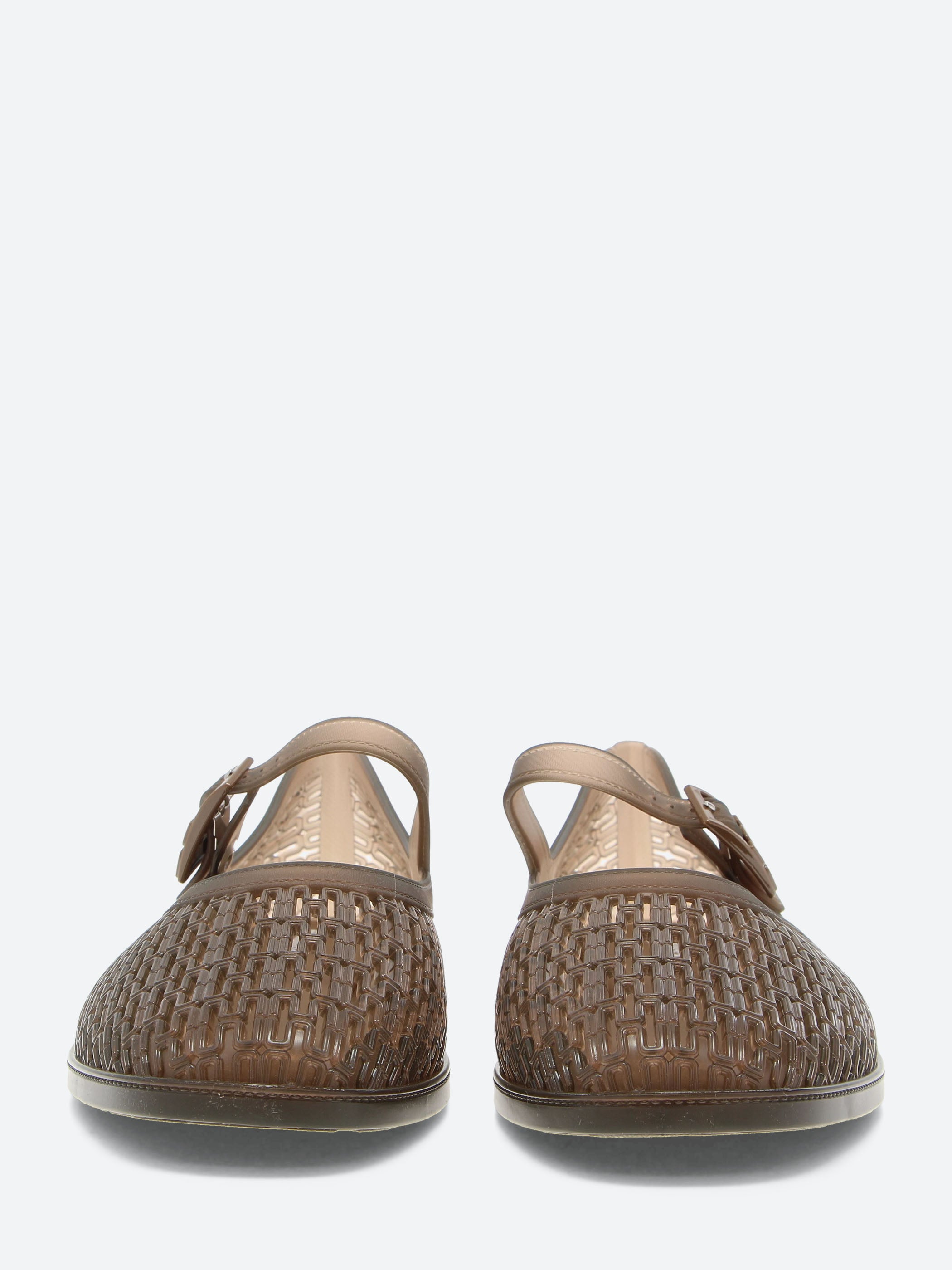 Melissa - Harper Flat in Clear Brown – gravitypope