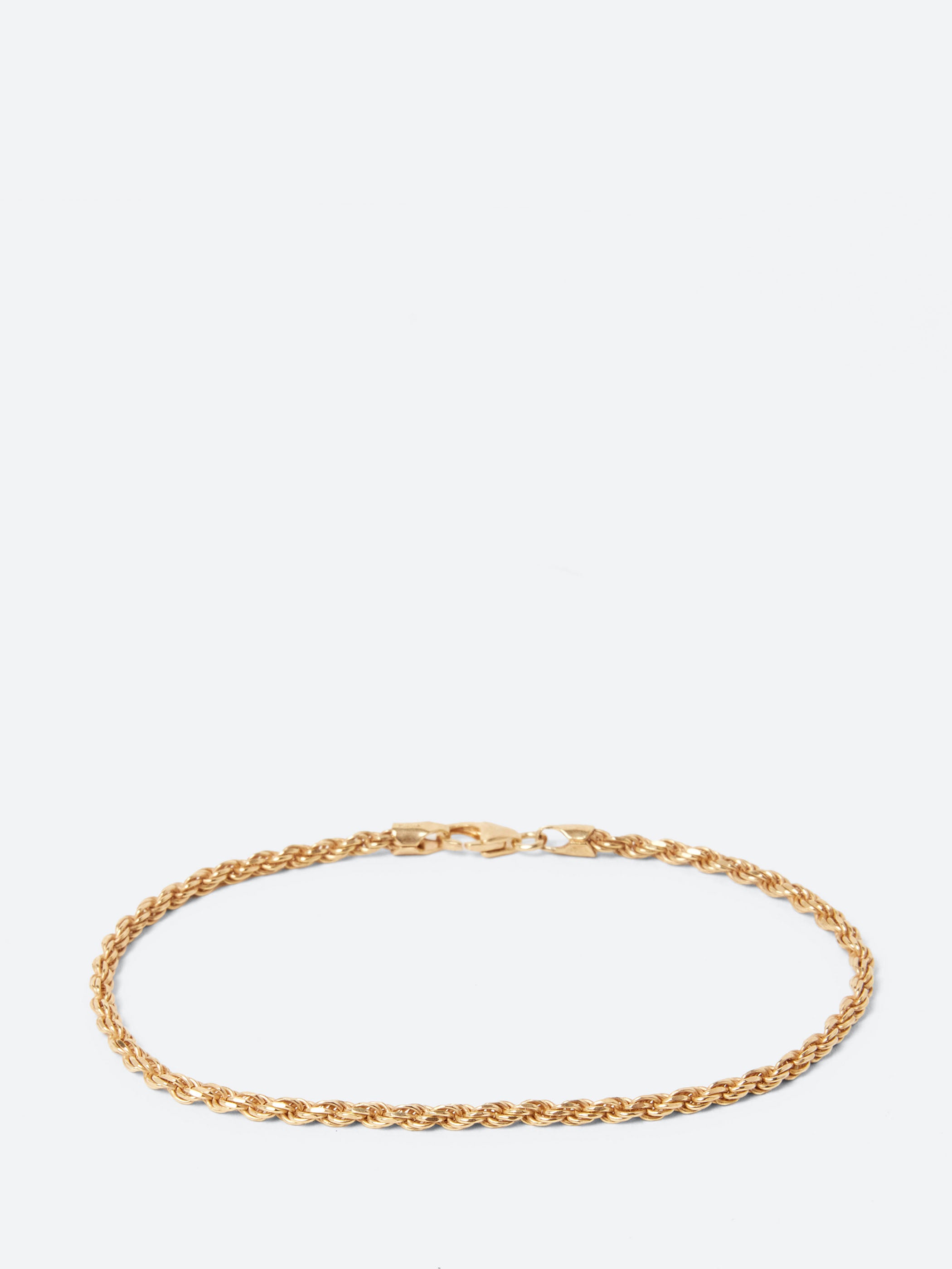2.4mm Rope Chain Bracelet