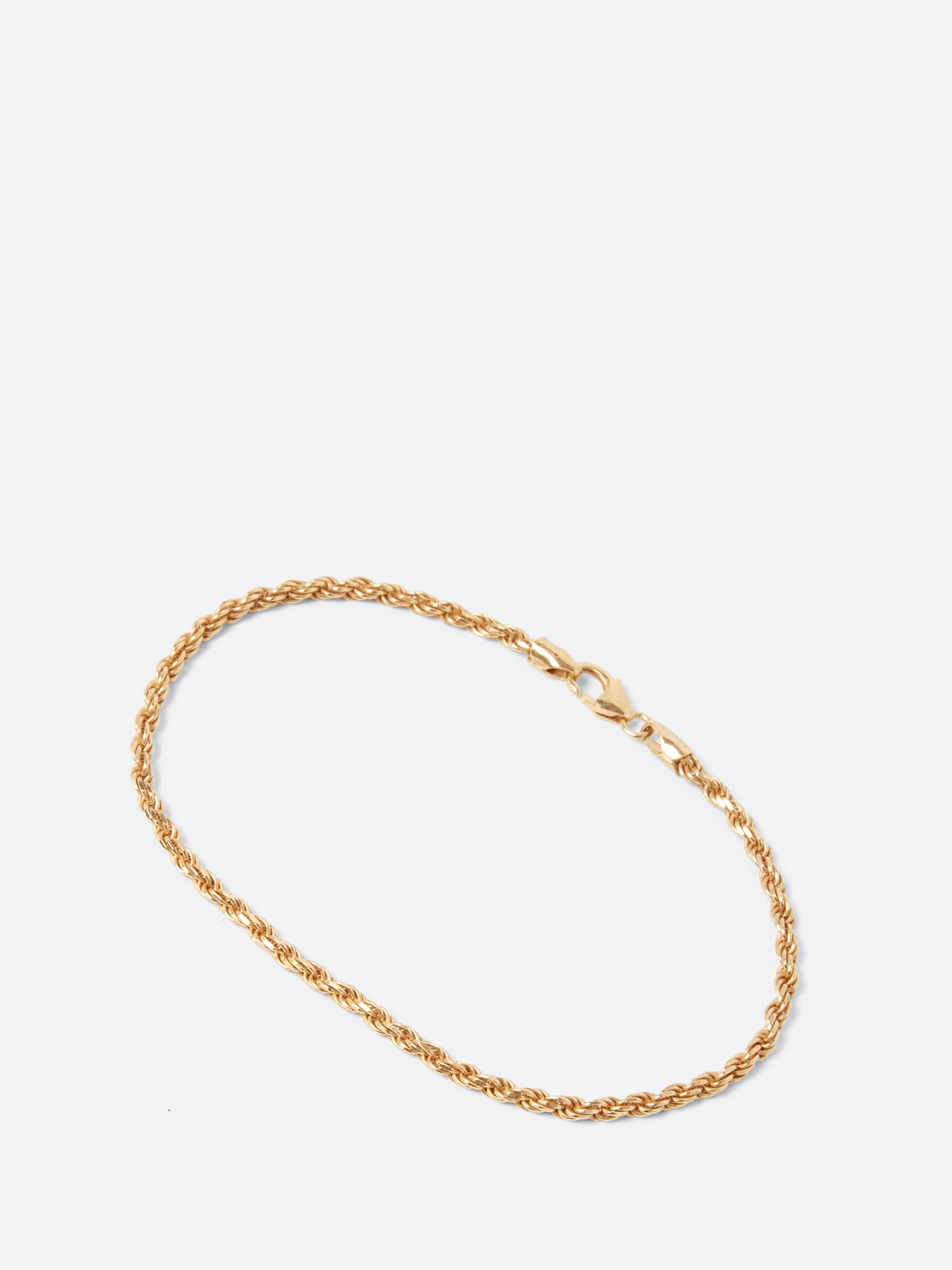 2.4mm Rope Chain Bracelet