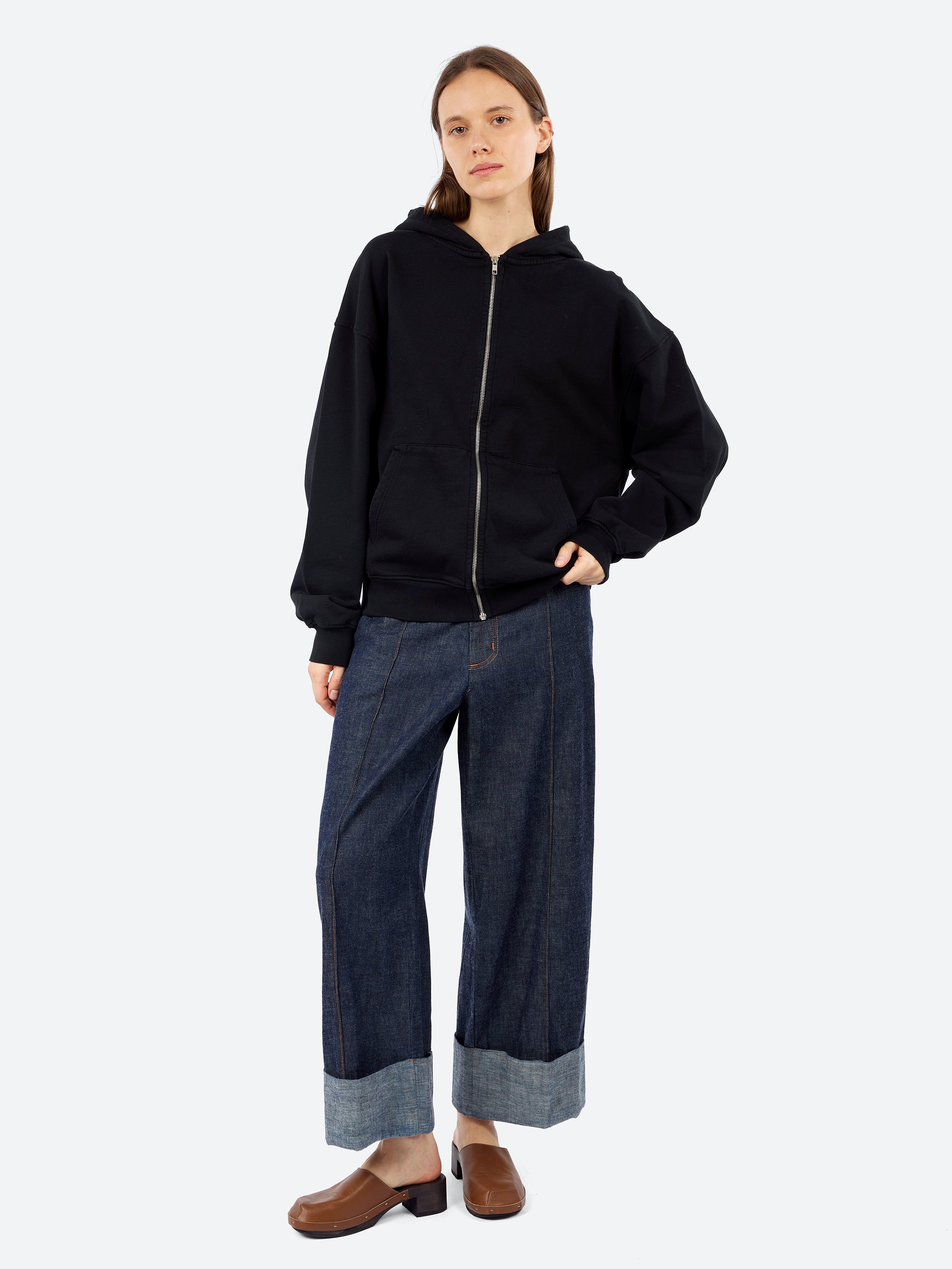 Oversized Zip Hood