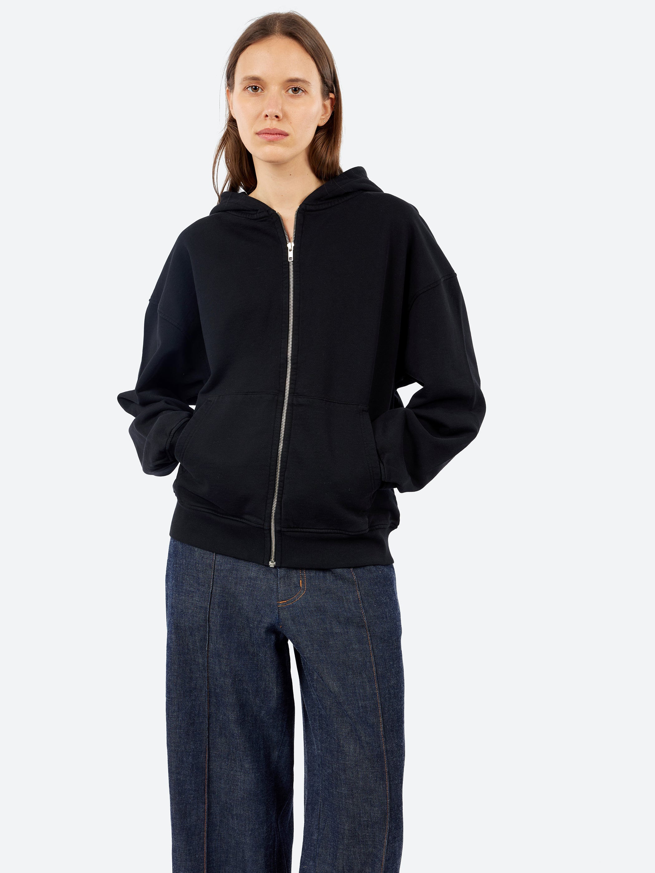 Oversized Zip Hood