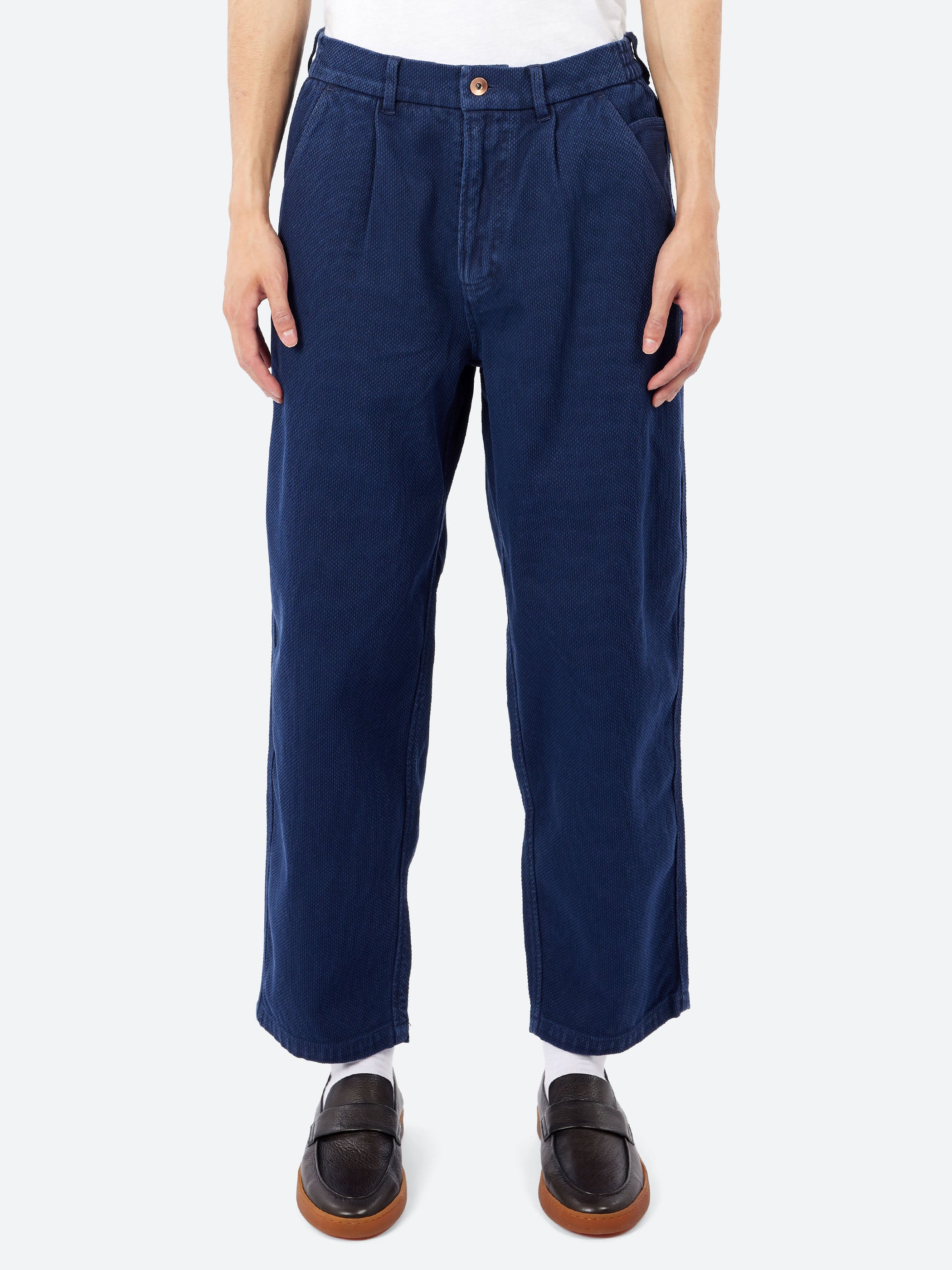 Held In Form - Kuzushi Work Trousers in Indigo – gravitypope
