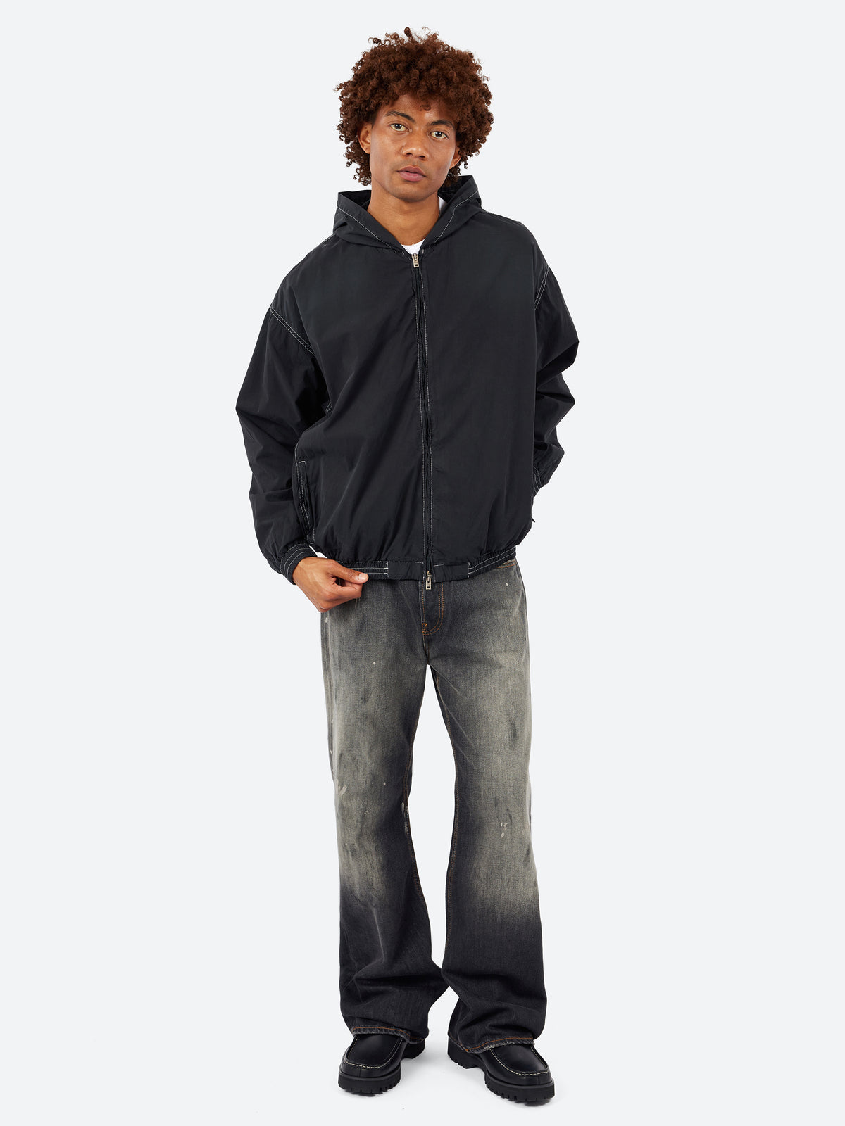 Hooded Logo Jacket