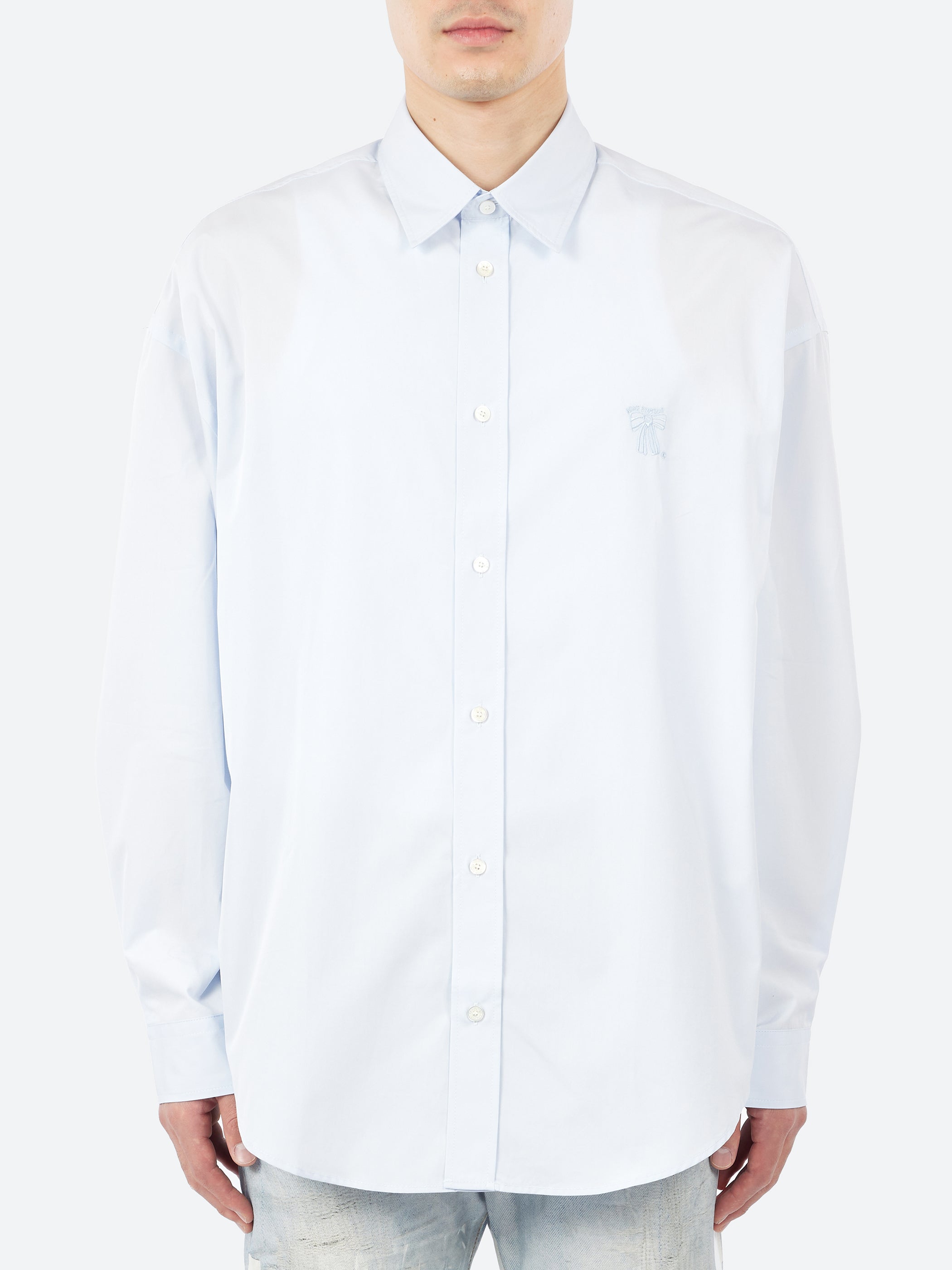 Button-Up Shirt with Logo