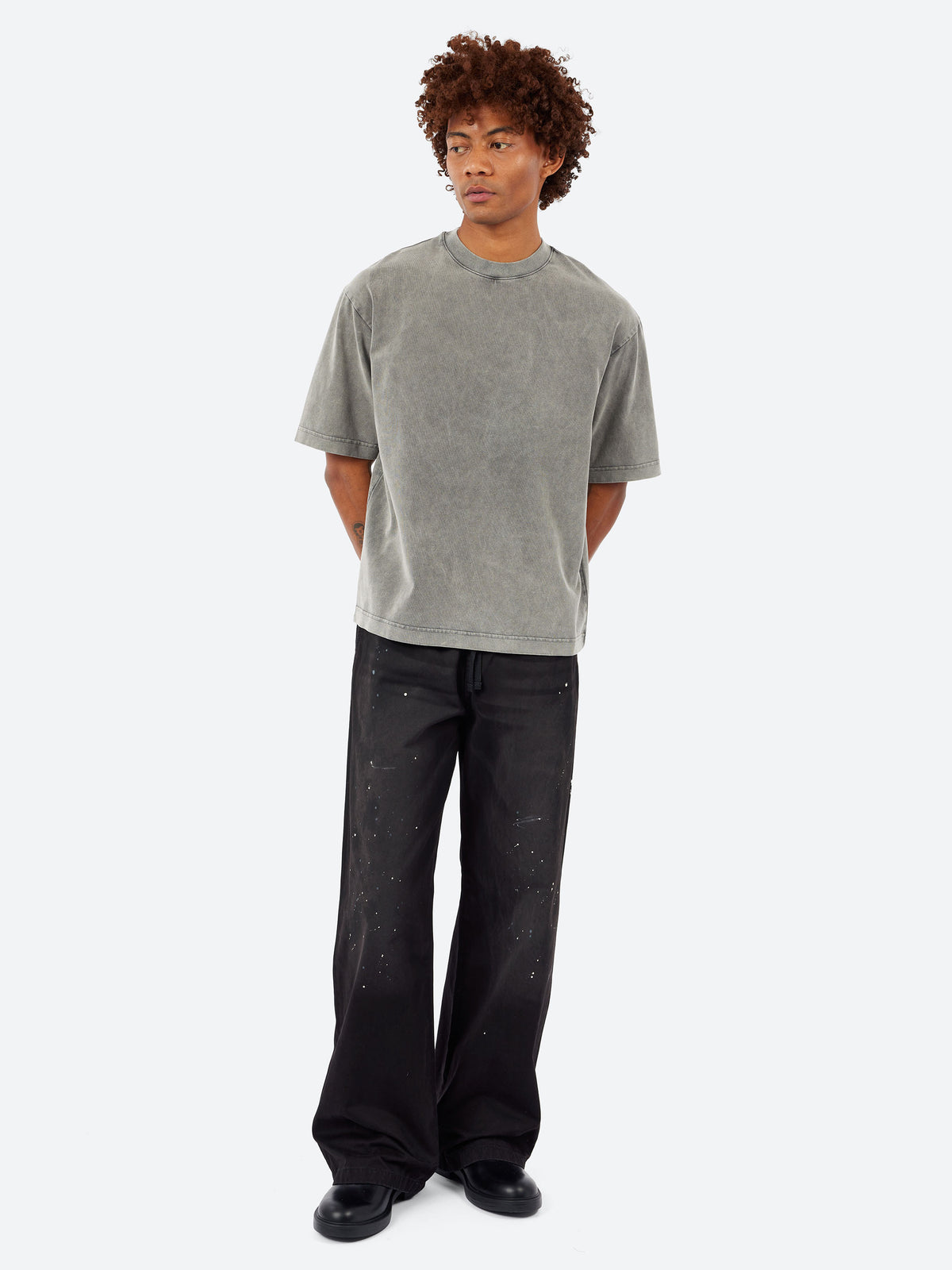 Washed Cotton Trousers