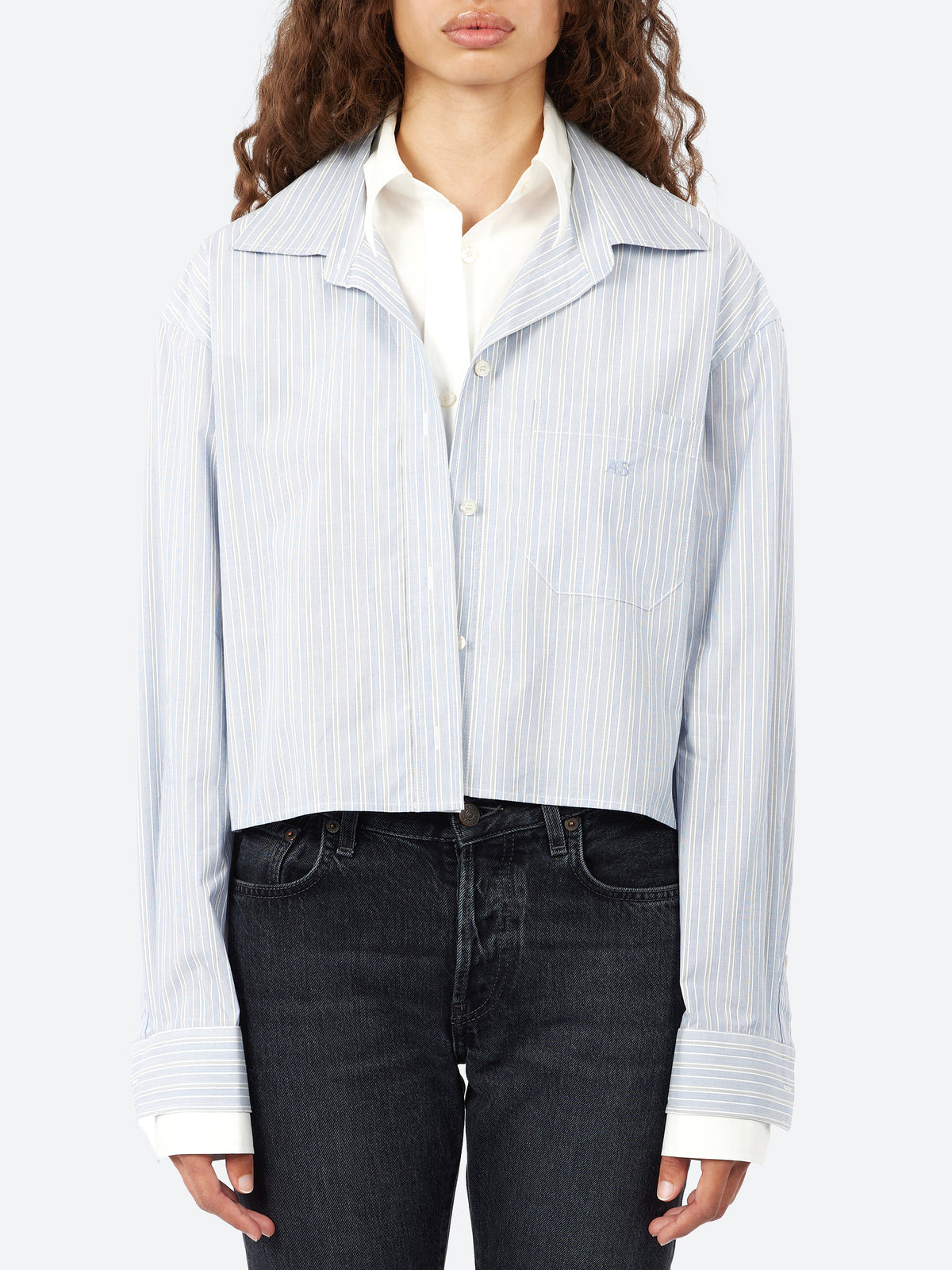 Layered Striped Shirt