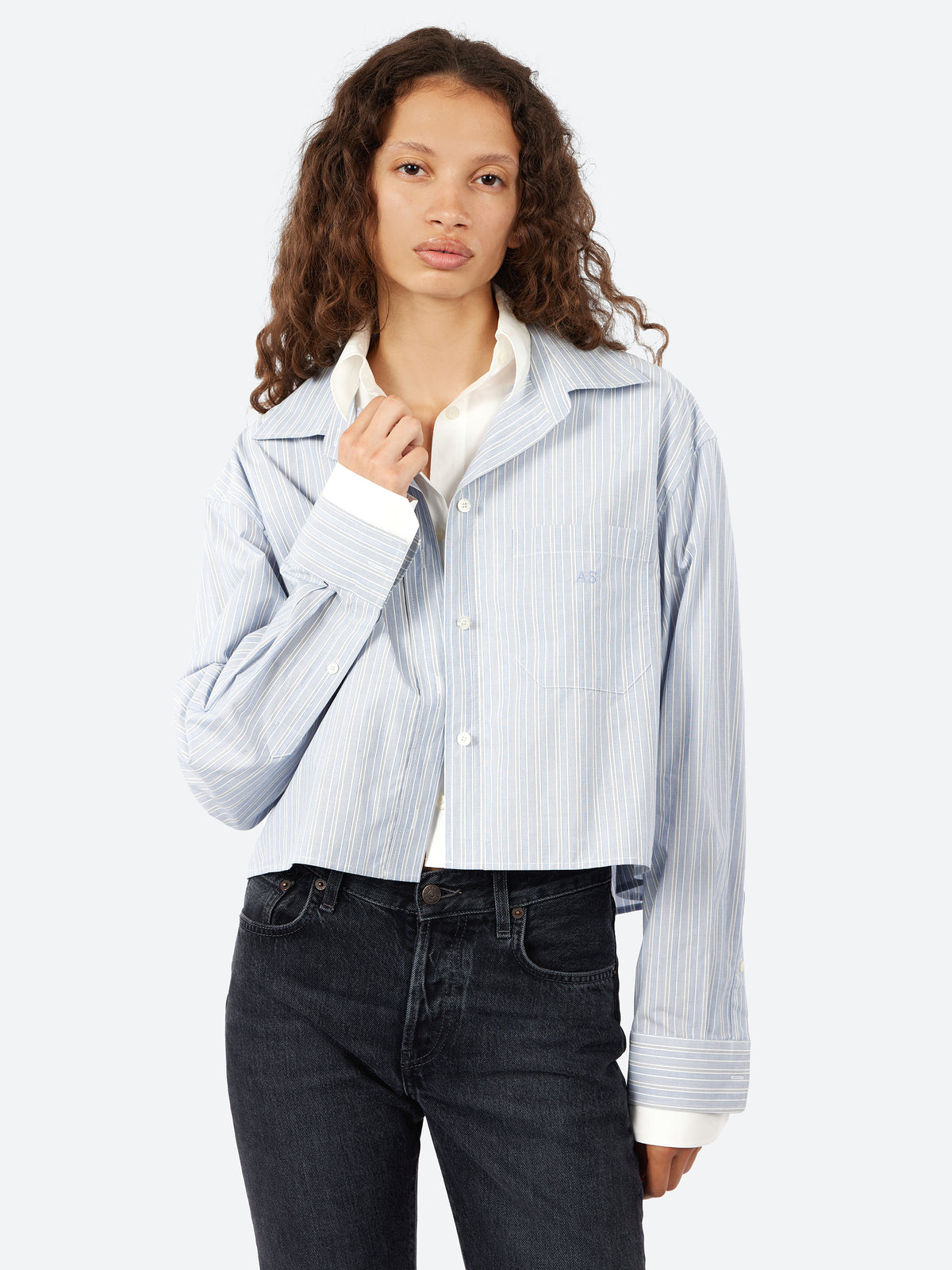 Layered Striped Shirt
