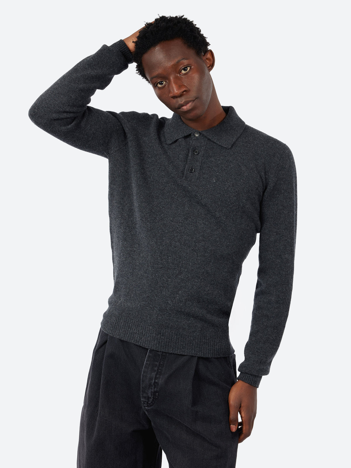 Cashmere and Wool Polo