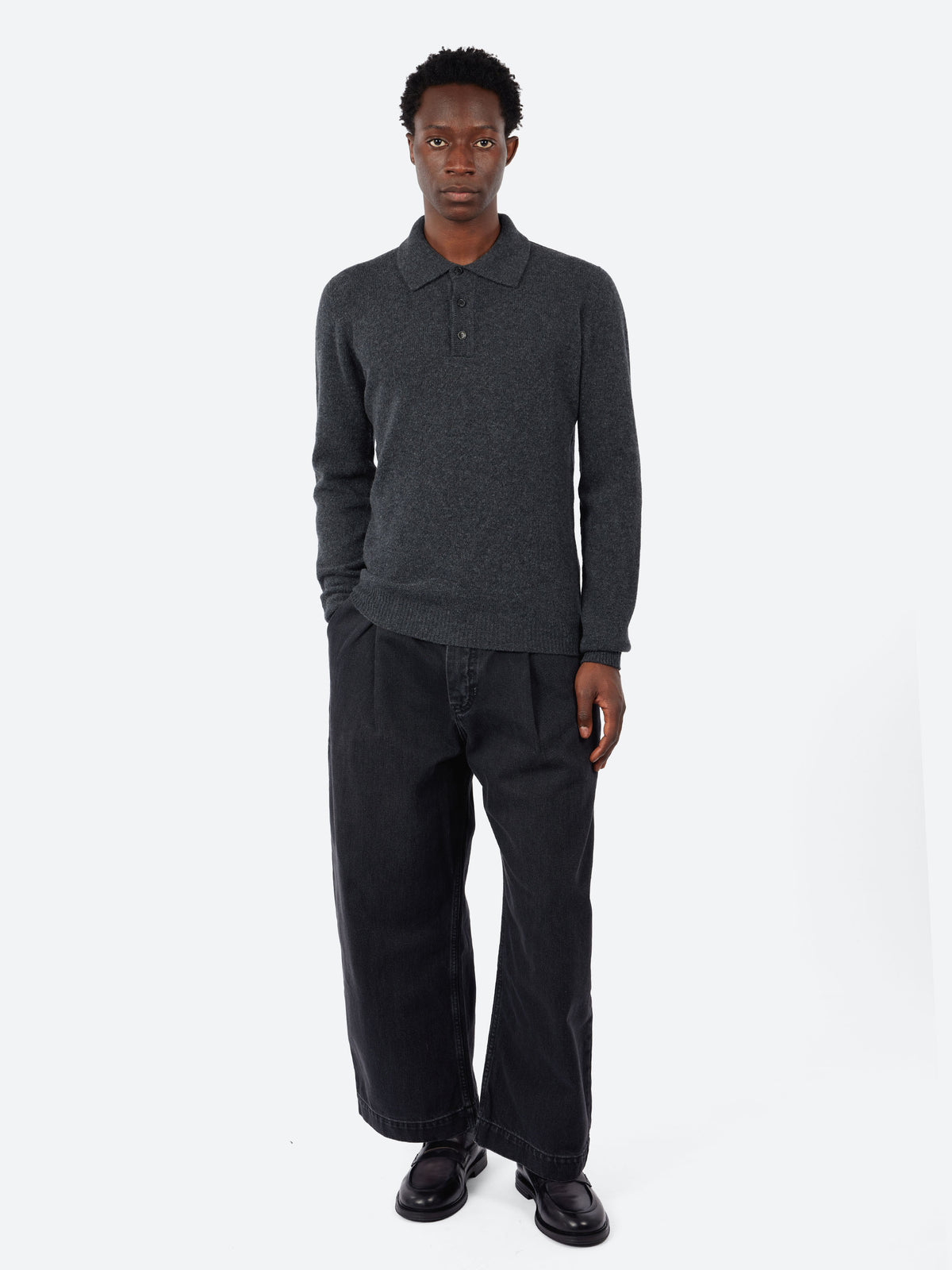 Cashmere and Wool Polo