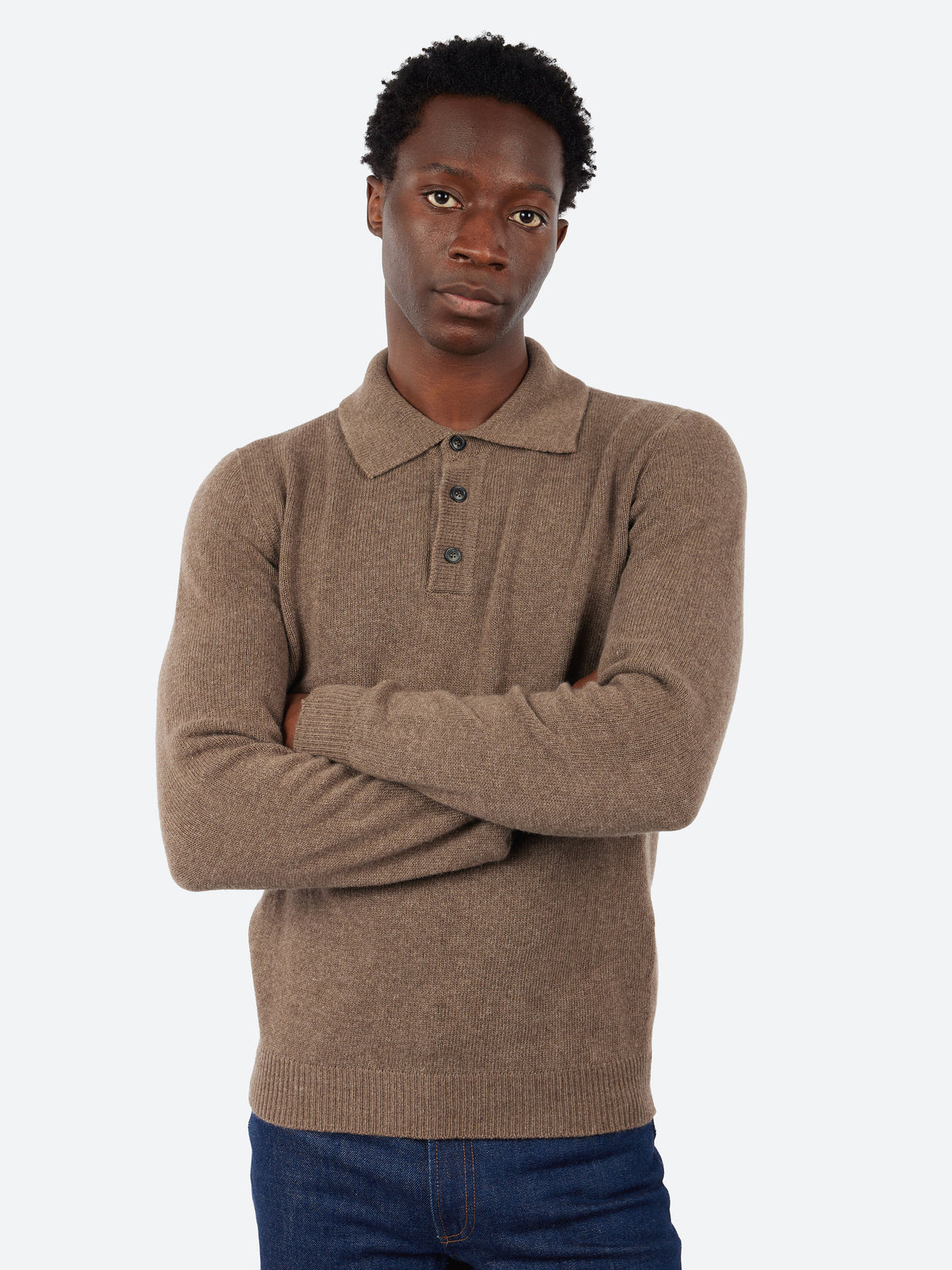 Cashmere and Wool Polo