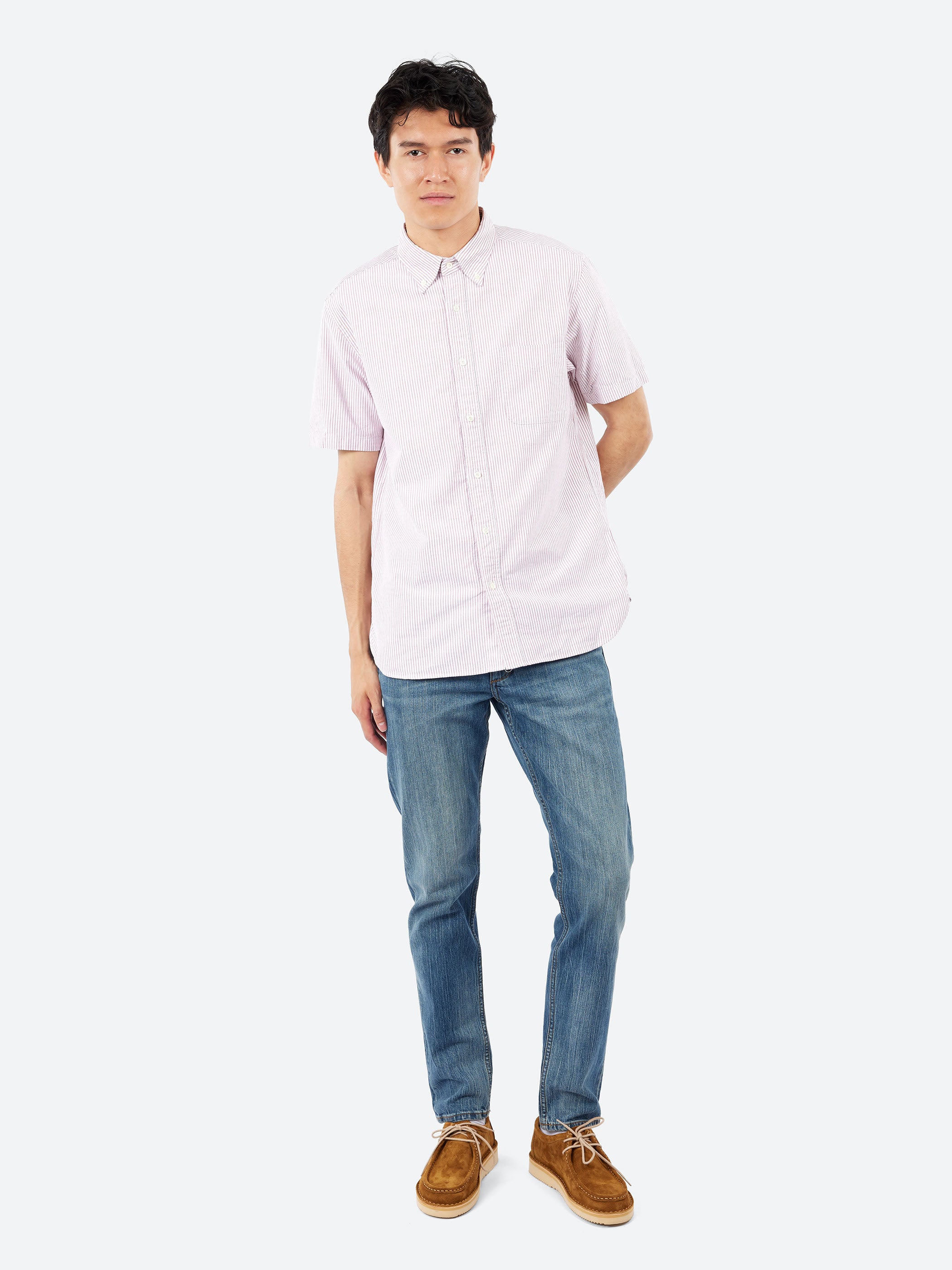 B.D. Short Sleeve Candy Stripe Shirt