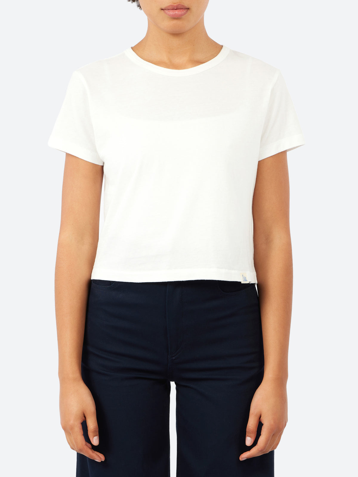 Vintage Pima Cotton Cropped Women's T-Shirt