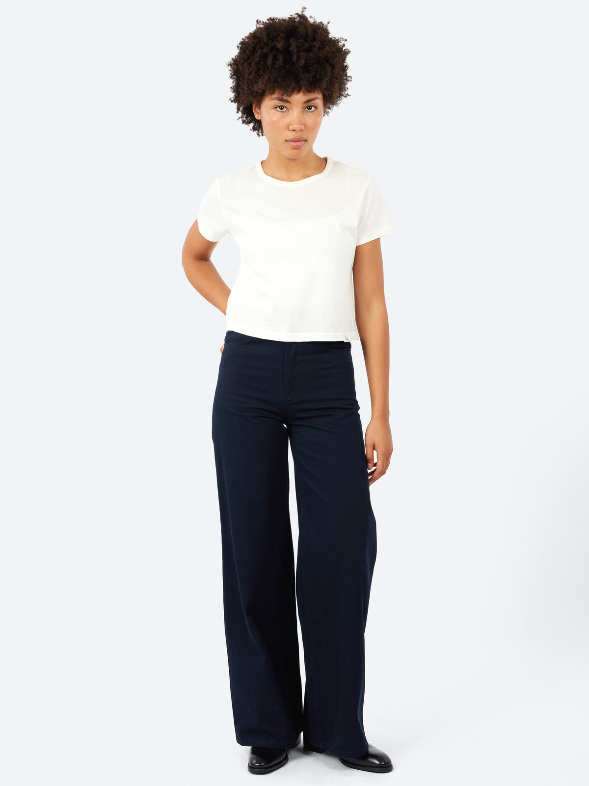 Vintage Pima Cotton Cropped Women's T-Shirt