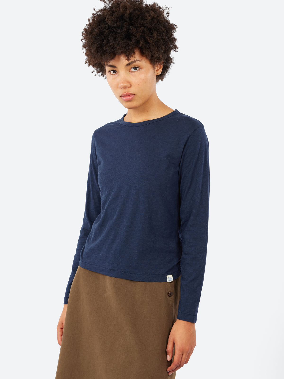 Slub Pima Cotton Women's Longsleeve