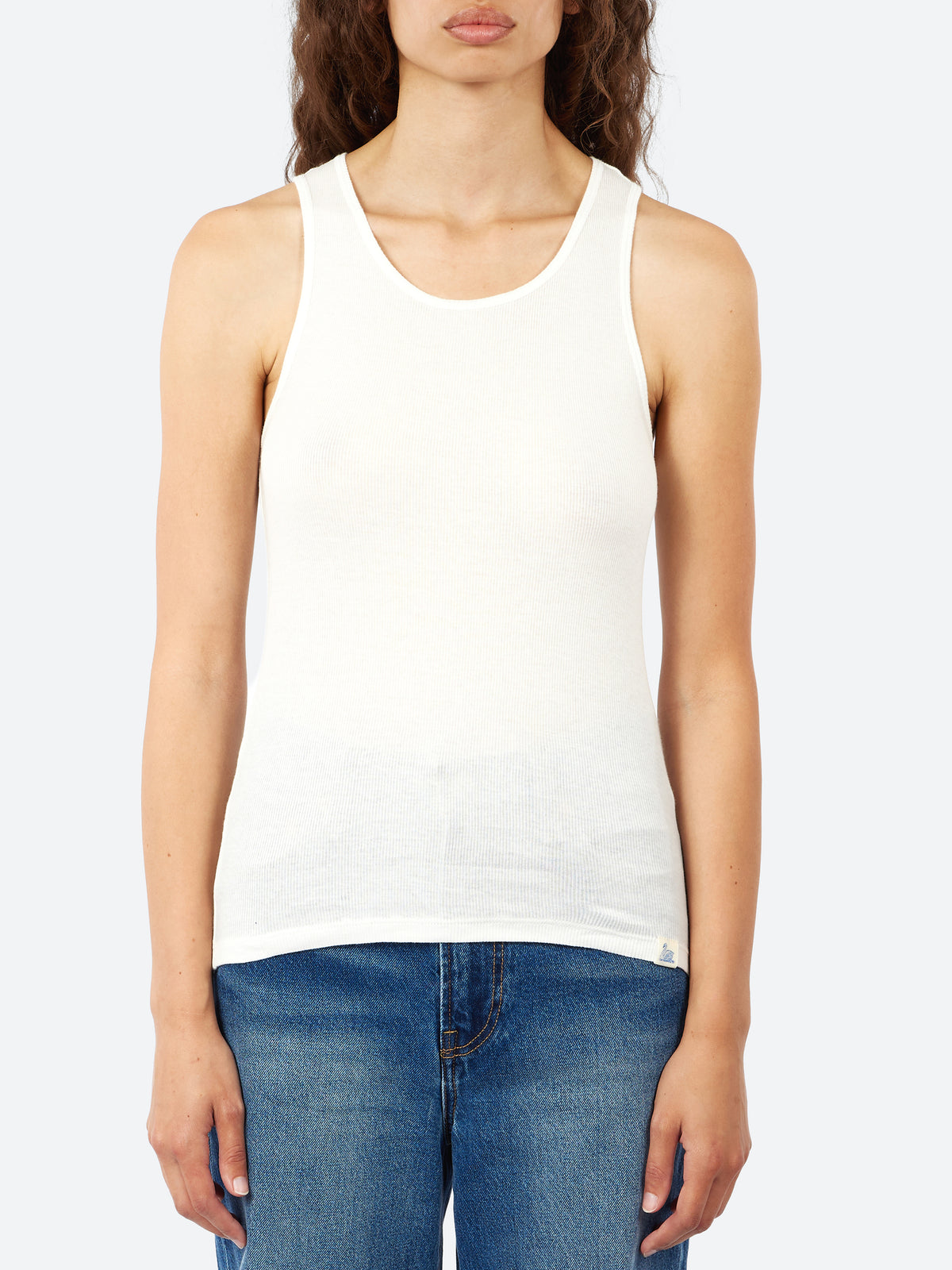 Fine Ribbed Cotton Women's Singlet