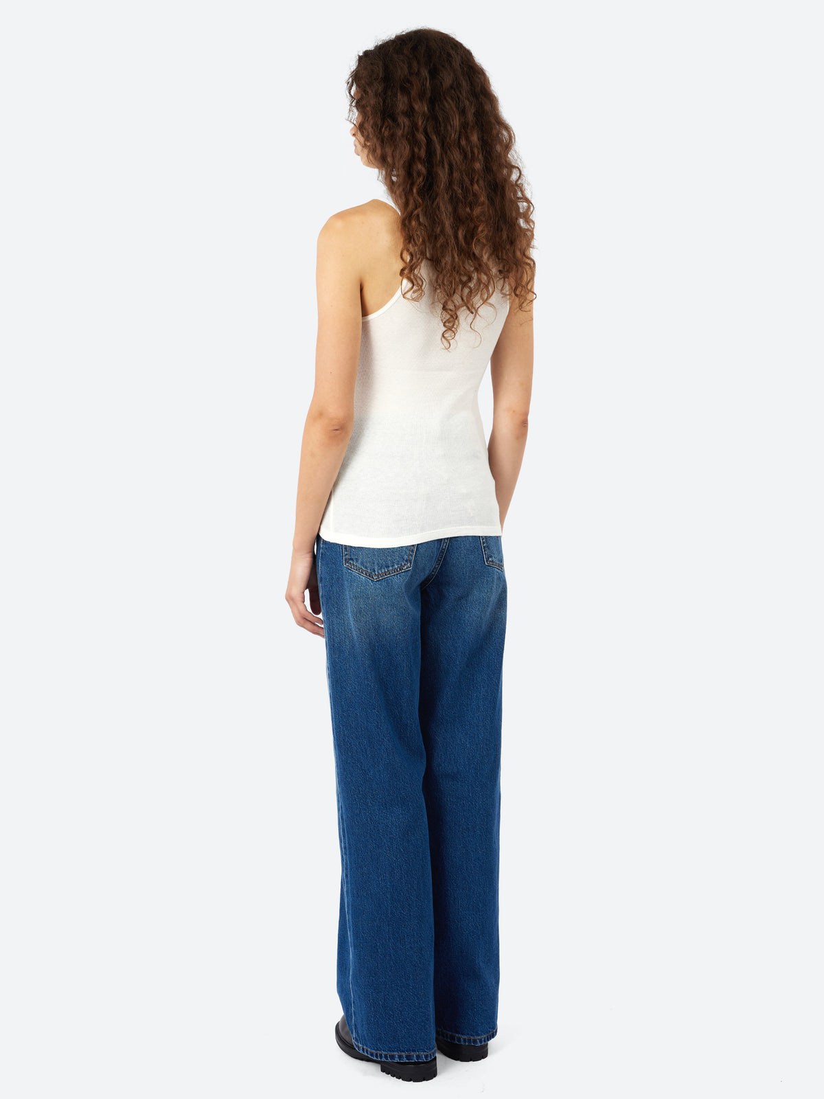 Fine Ribbed Cotton Women's Singlet