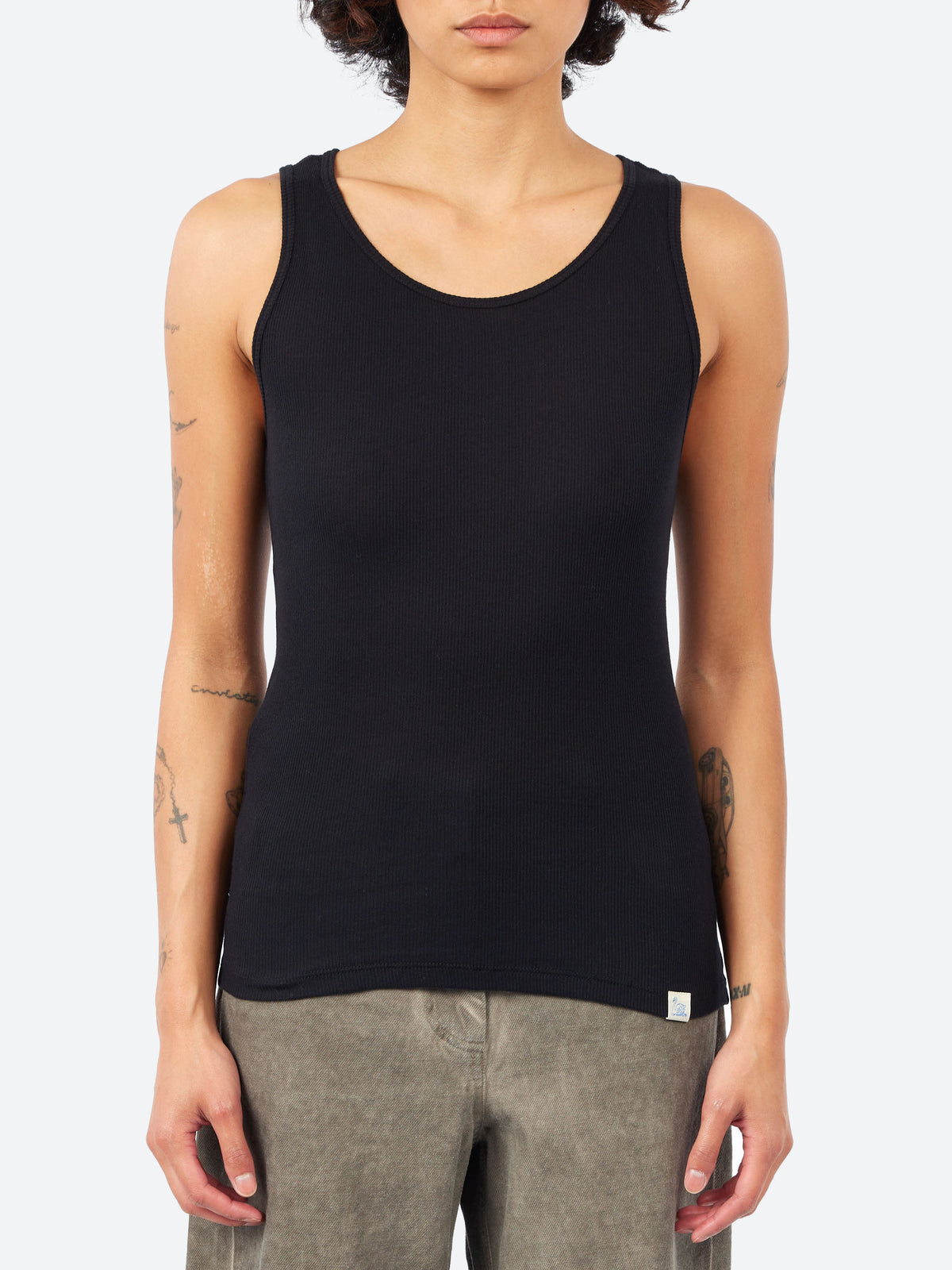 Fine Ribbed Cotton Women's Singlet