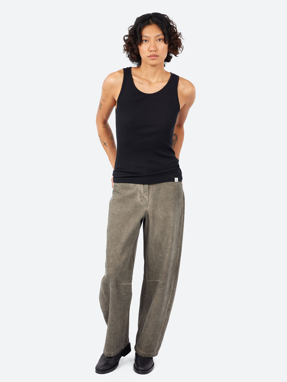 Fine Ribbed Cotton Women's Singlet