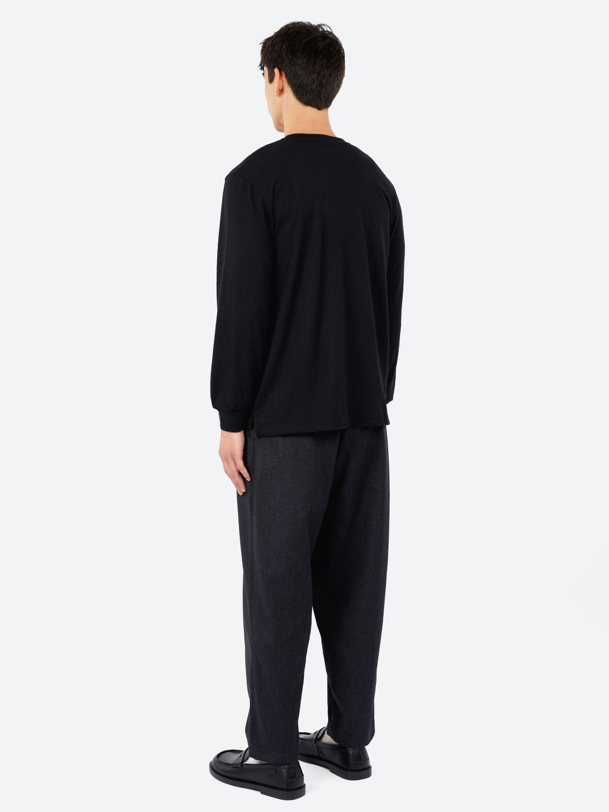 Recycled Wool Mix SJ L/S Pocket Tee