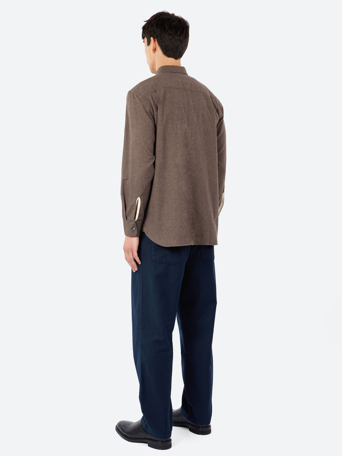 Brushed Flannel Square Pocket Shirt