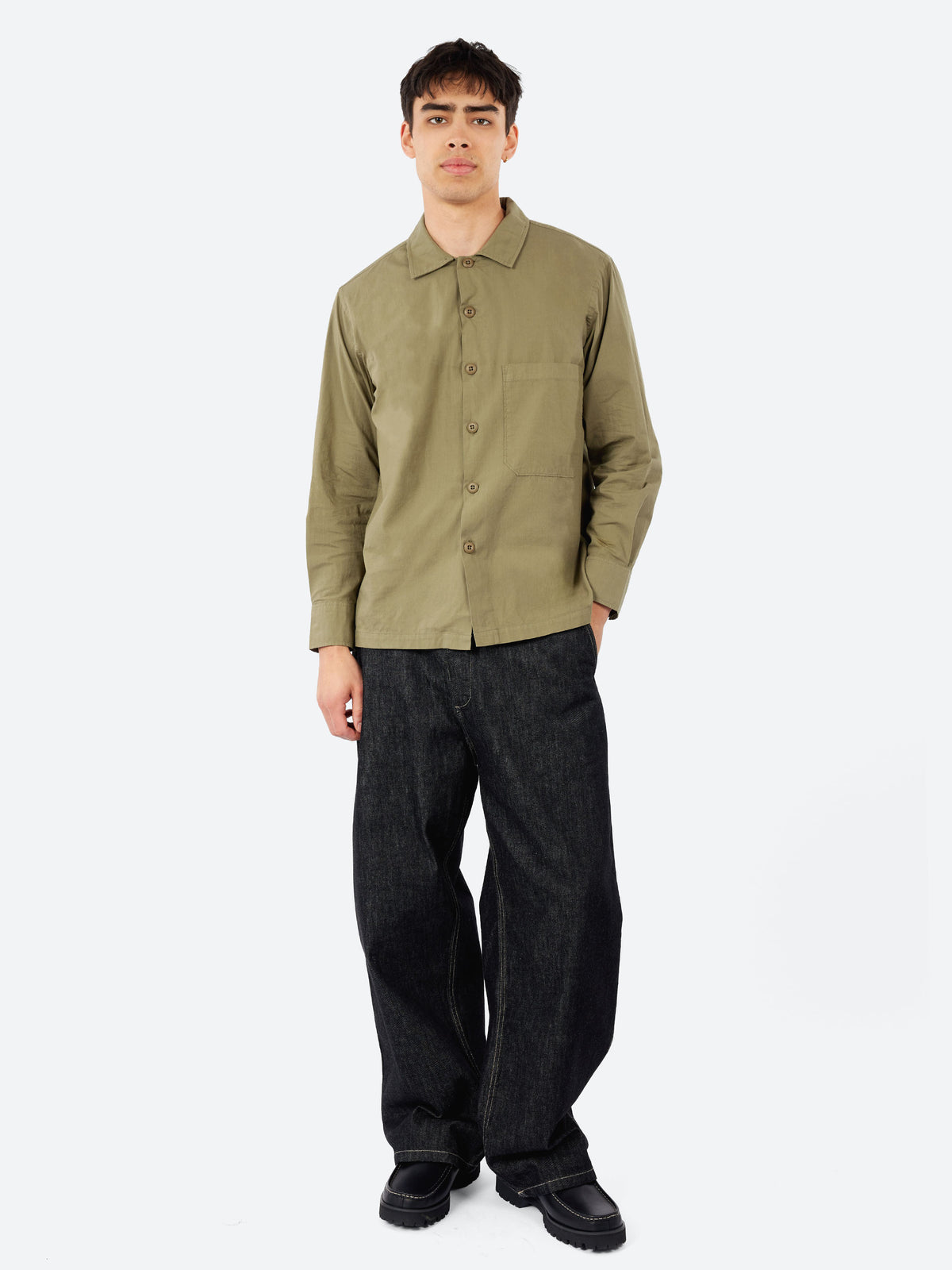 Slub Shirting Fatigue Shirt