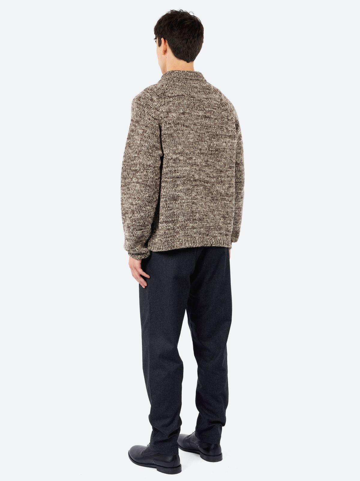Lambswool Zip Cardigan