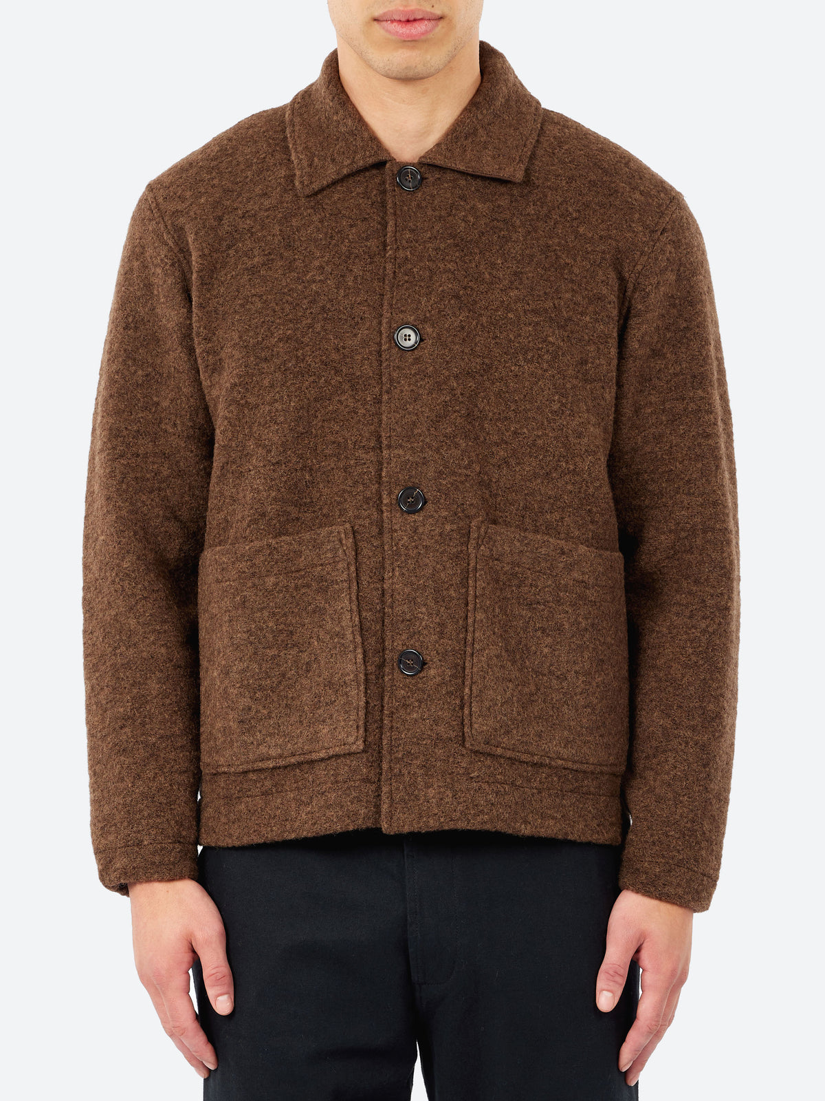 Wool Fleece Rams Jacket