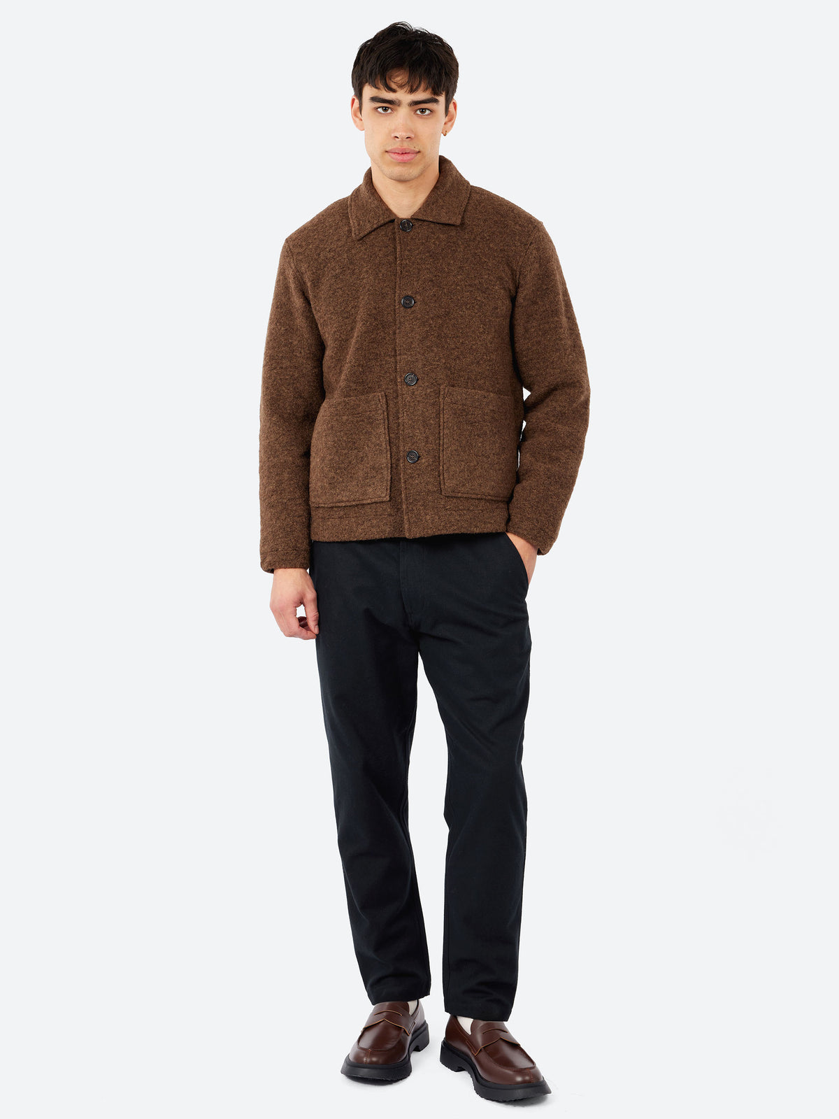Wool Fleece Rams Jacket