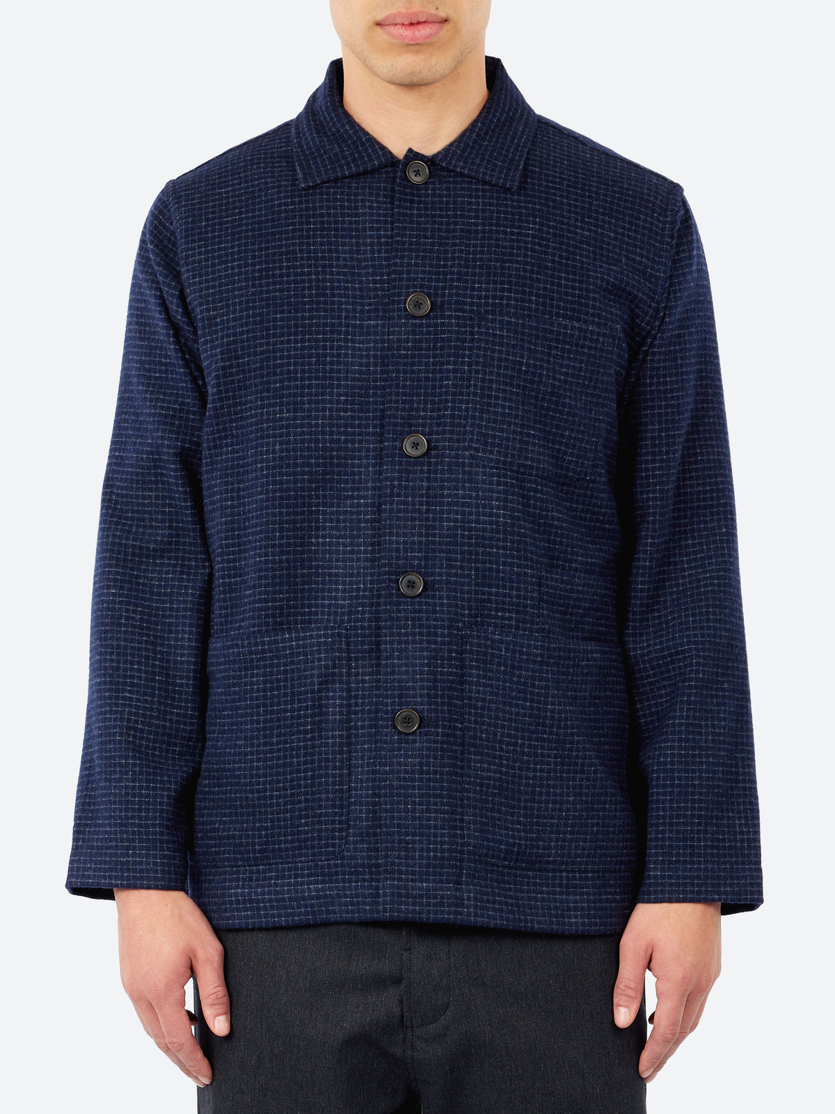 Bobby Wool Mix Bakers Overshirt