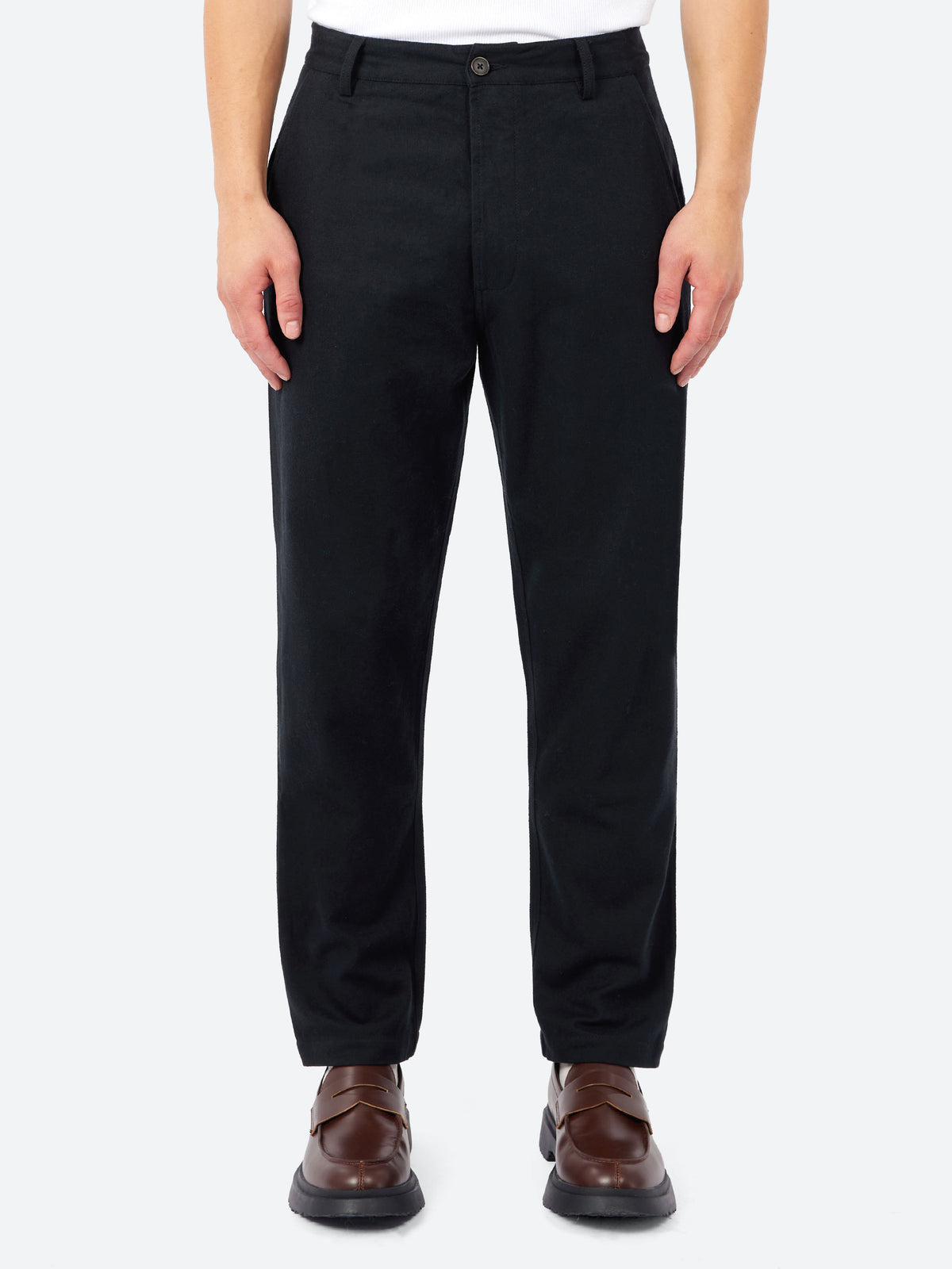 Brushed Moleskin Military Chino